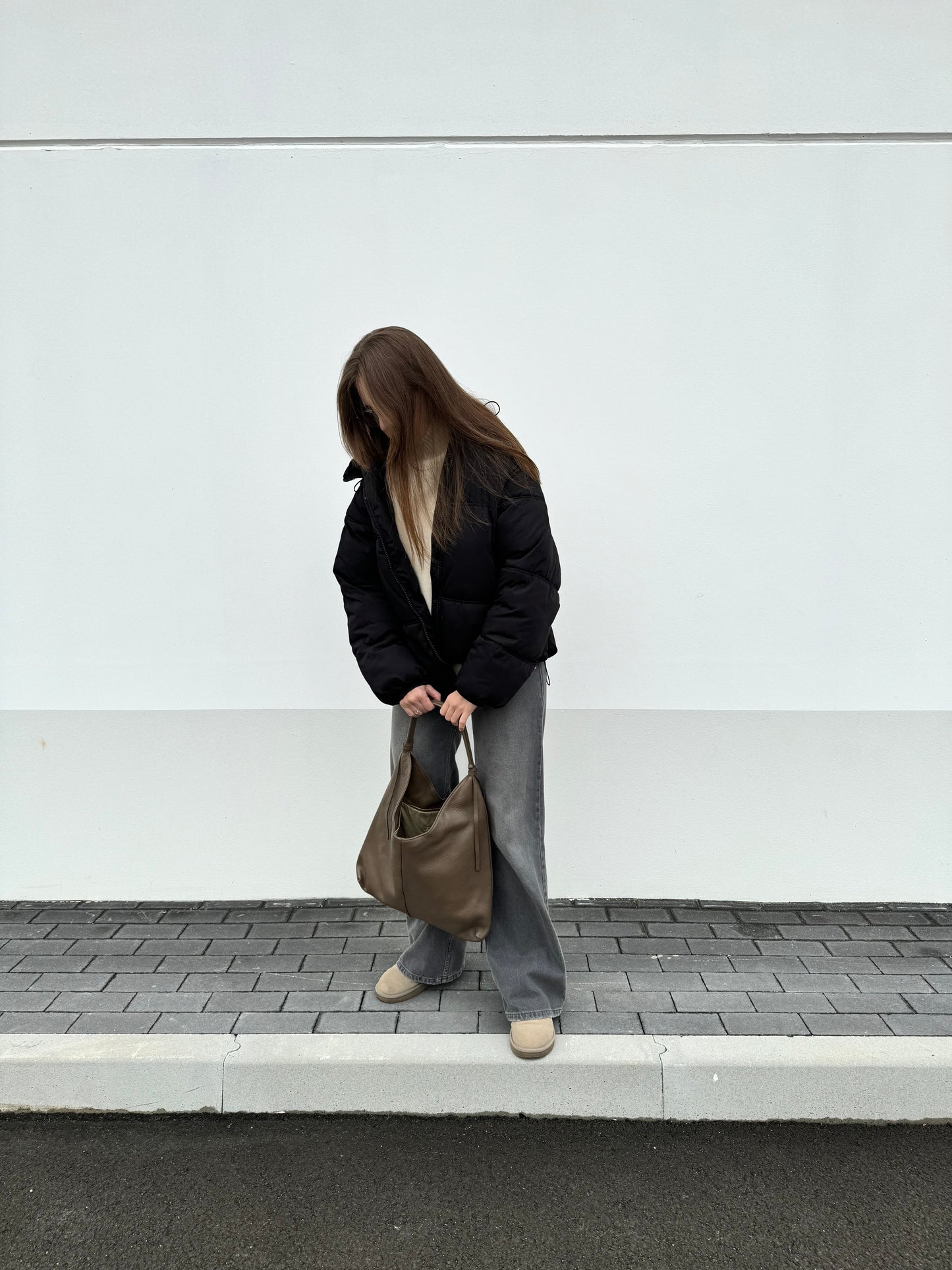Borsa hobo in pelle
