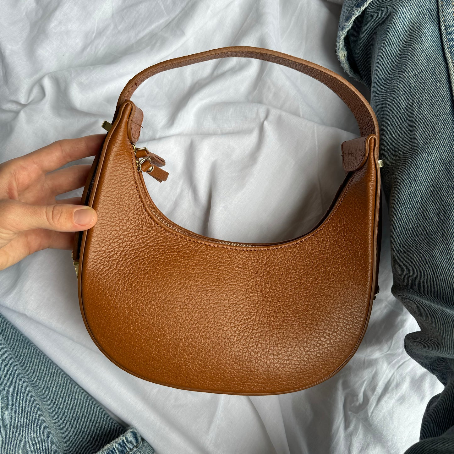 Borsa con manico regolabile