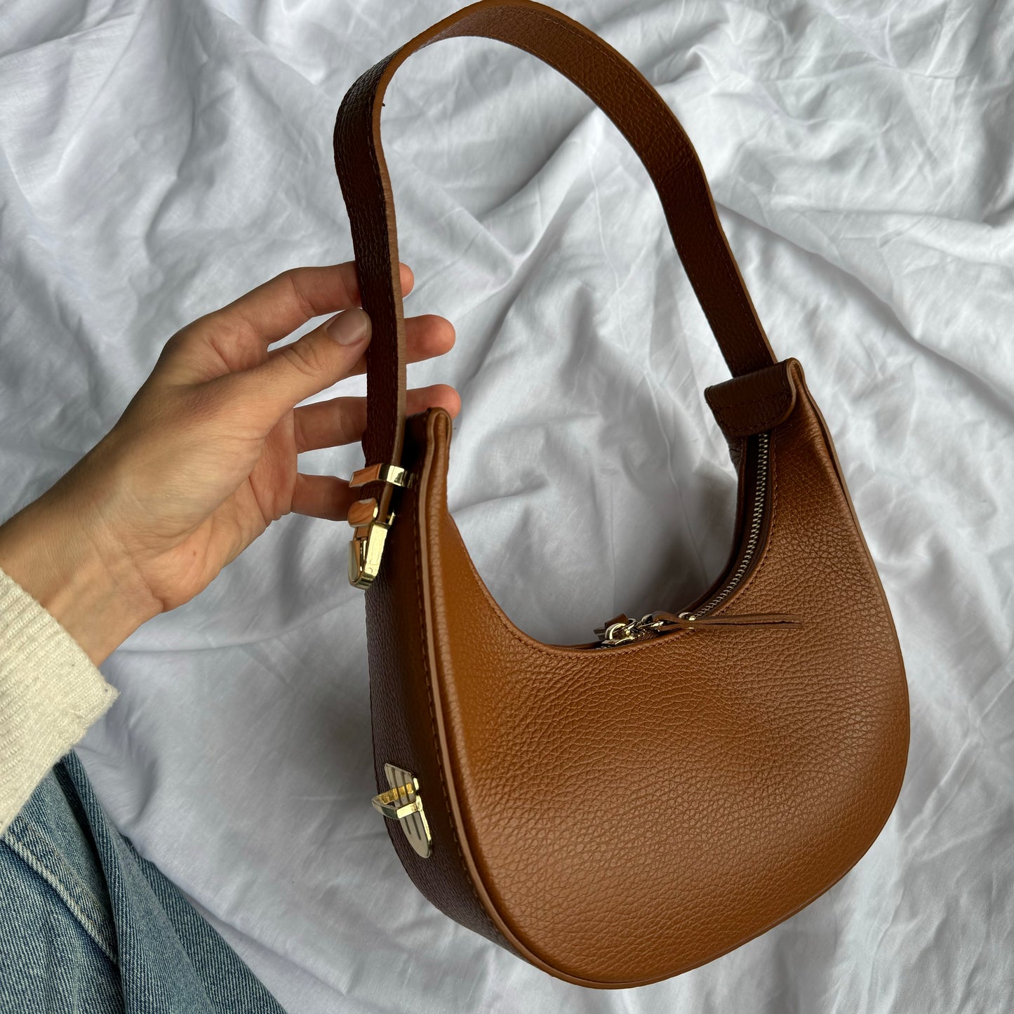 Borsa con manico regolabile