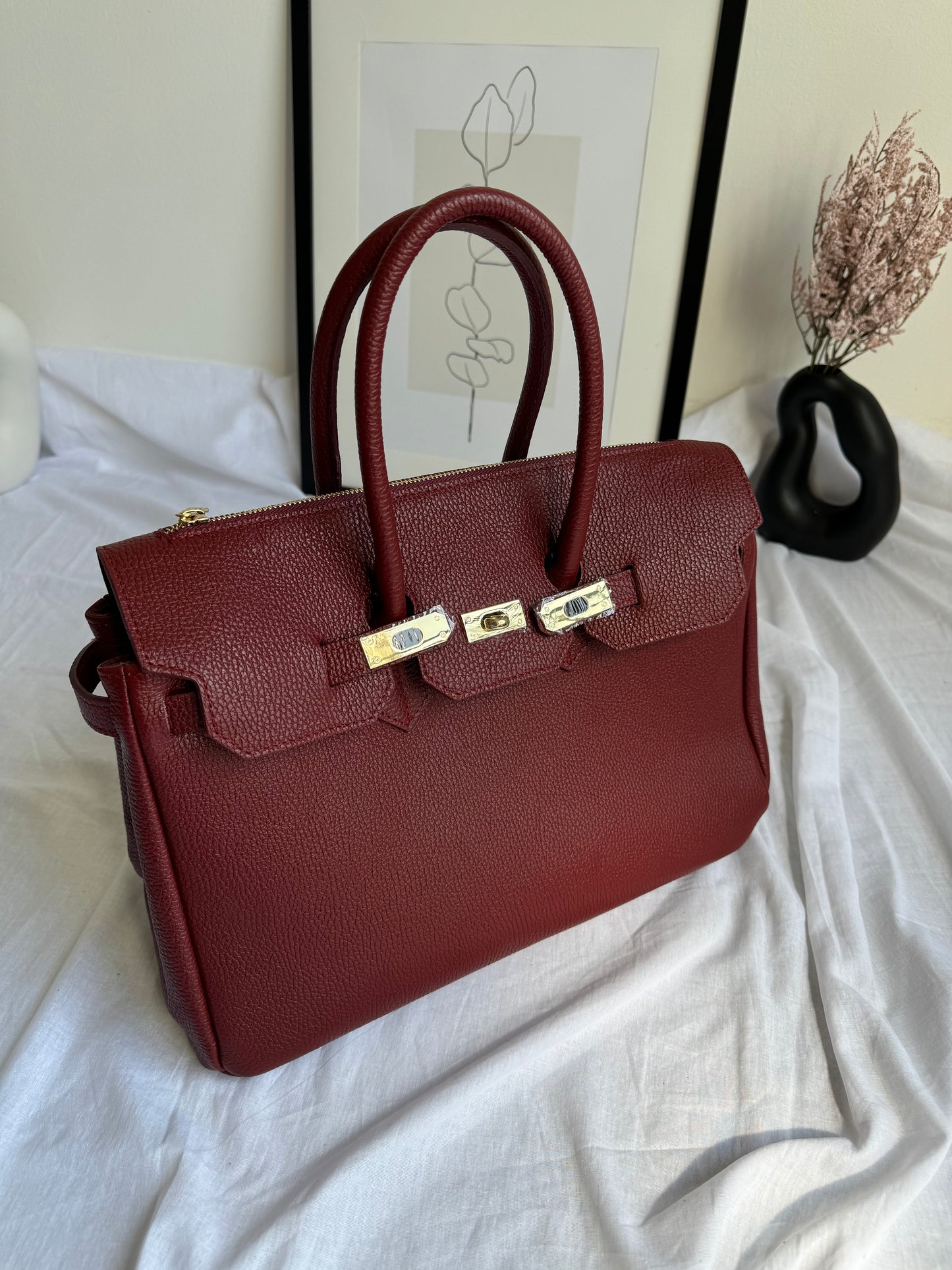 borsa in vera pelle