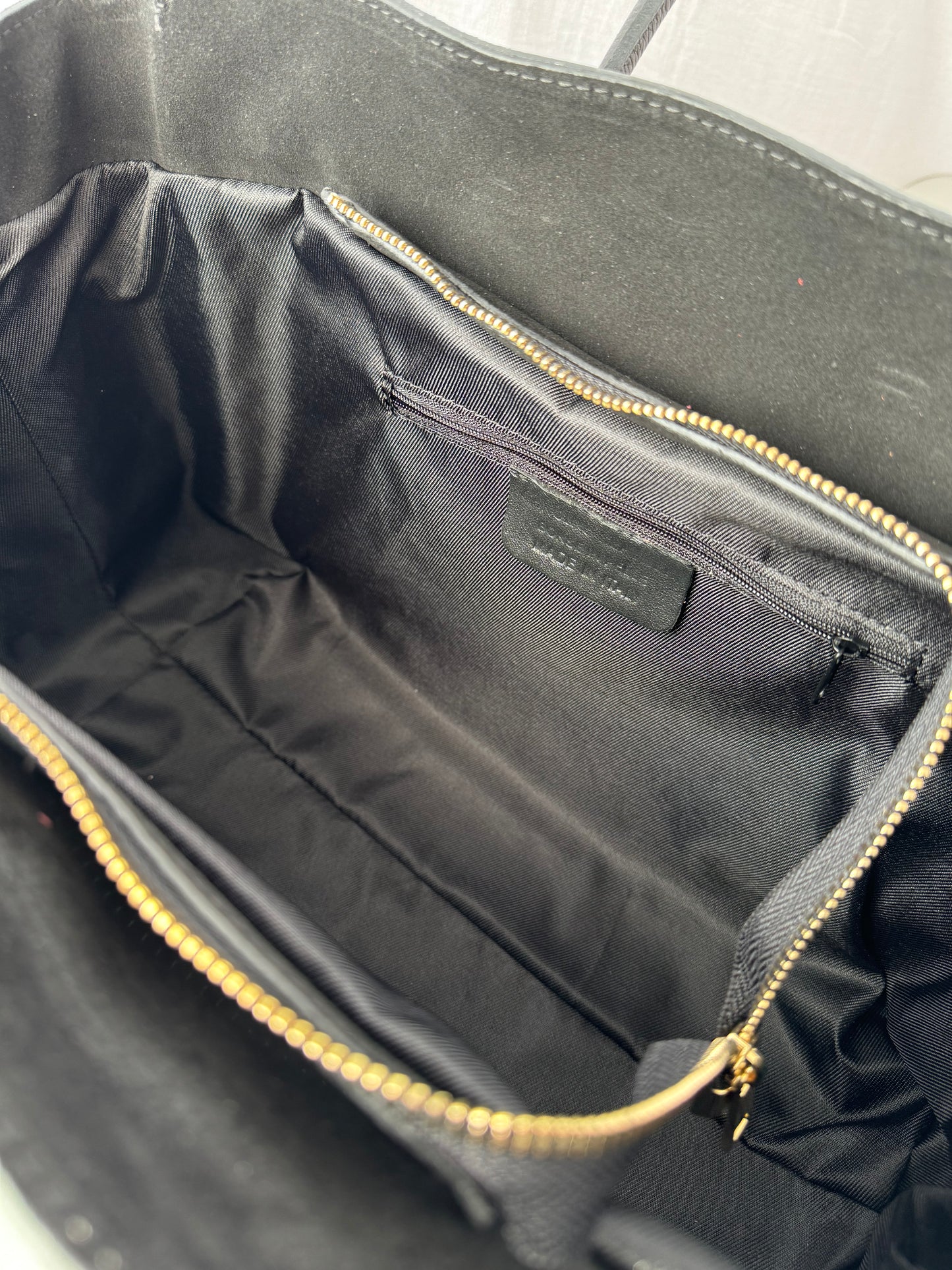 borsa in pelle scamosciata