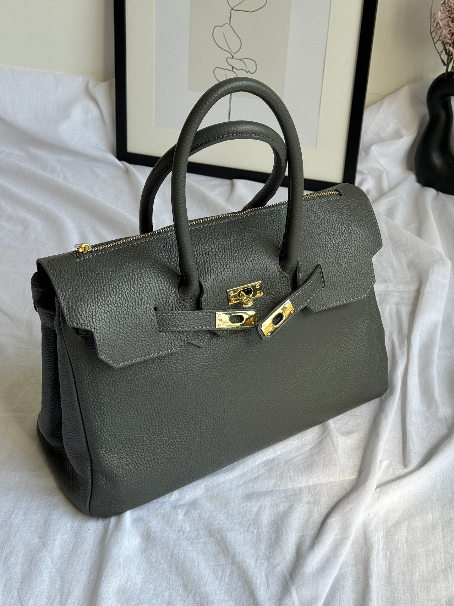 borsa in vera pelle