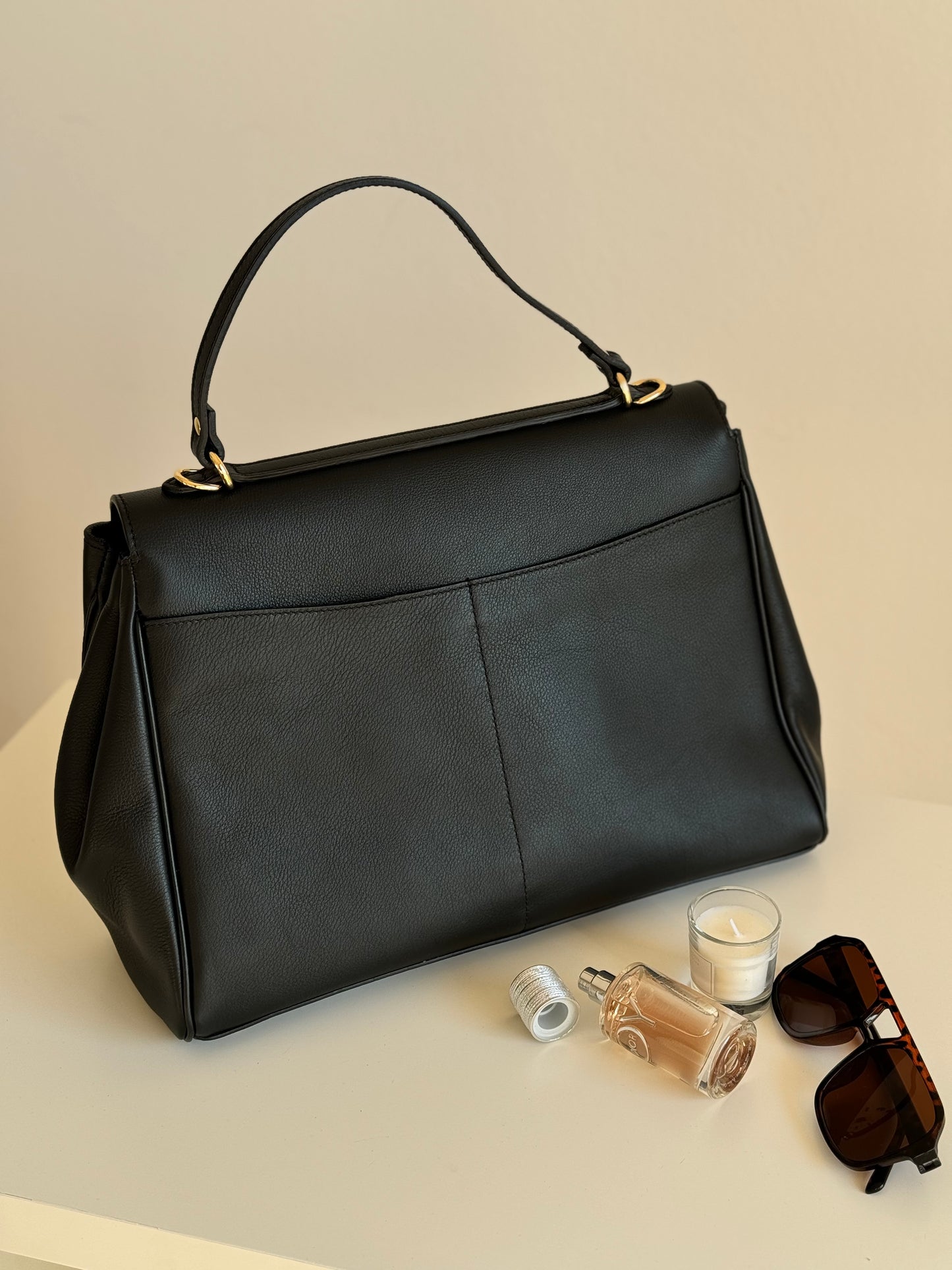 borsa tote in vera pelle