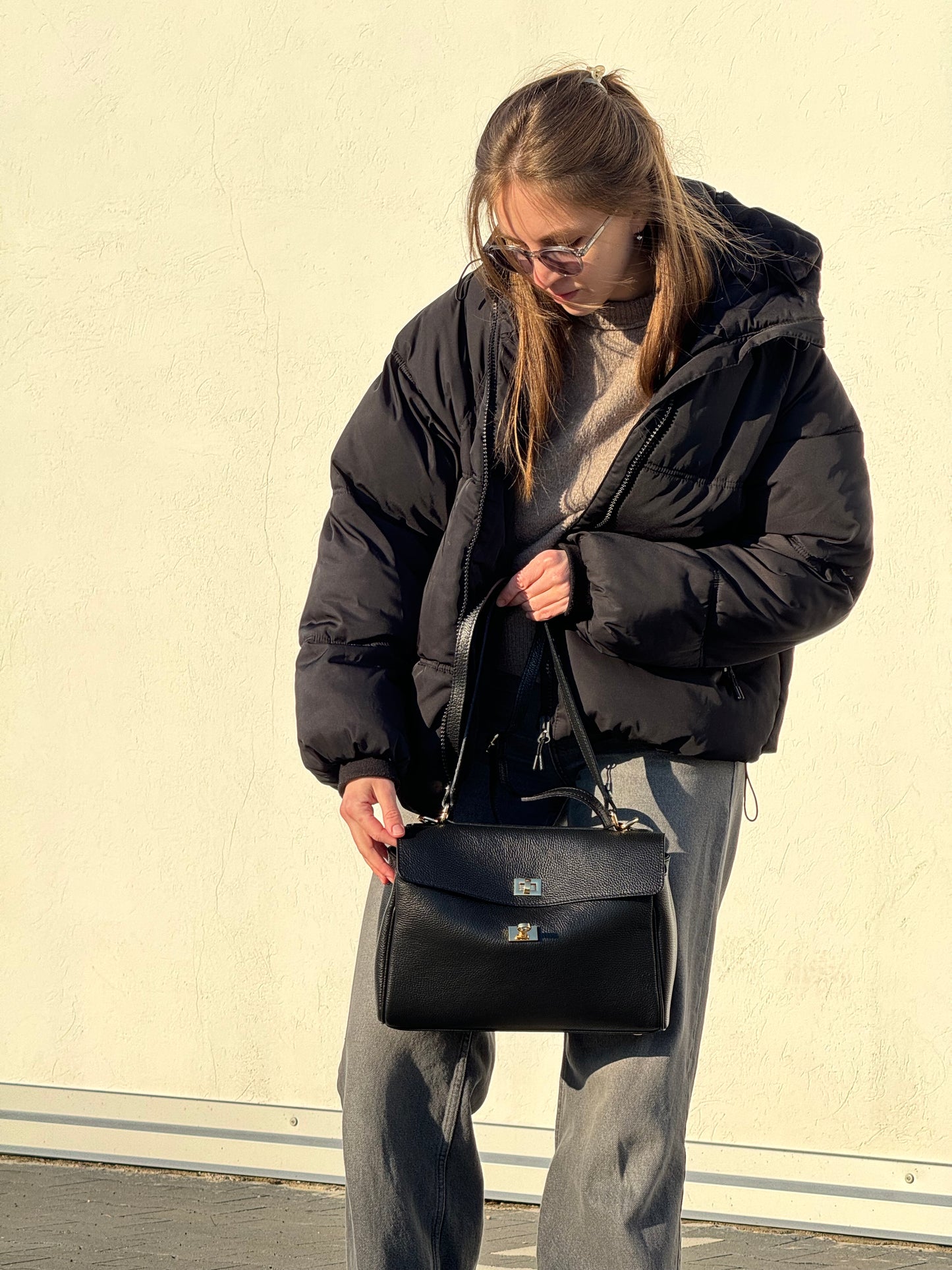 Borsa mini in pelle