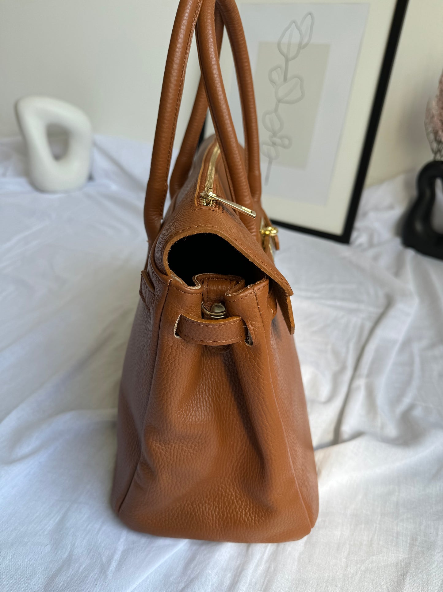 borsa in vera pelle