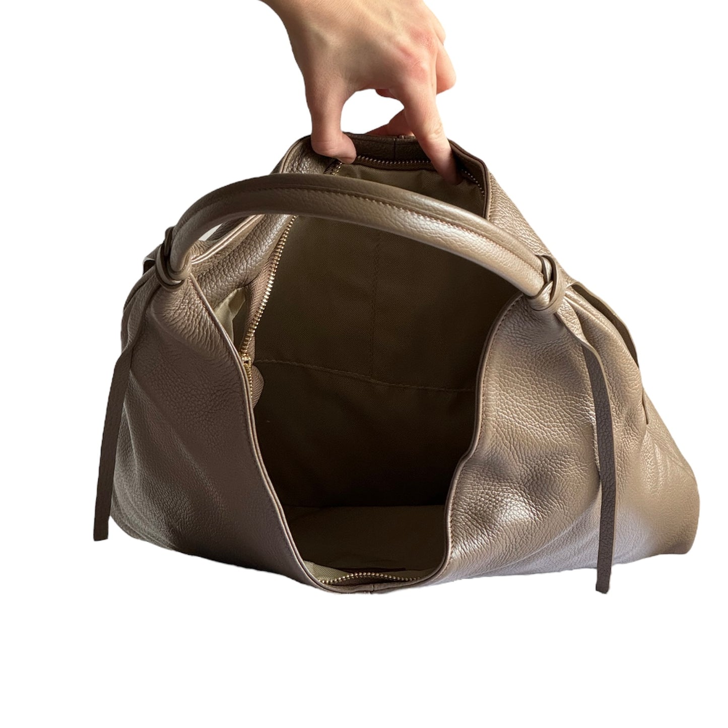 Borsa hobo in pelle