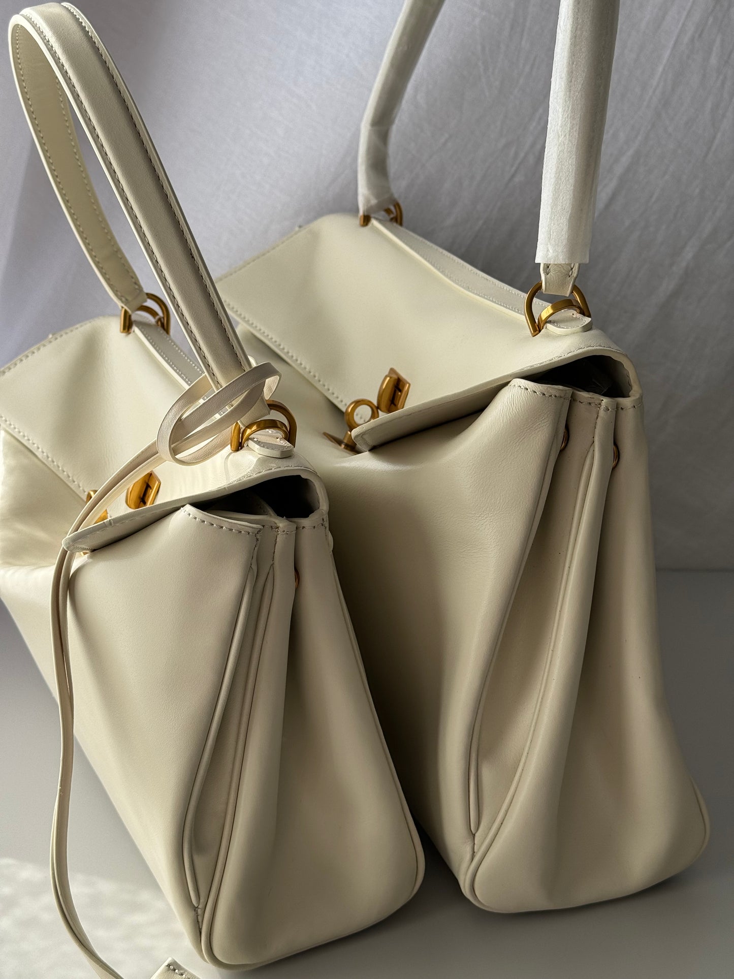 borsa tote in vera pelle