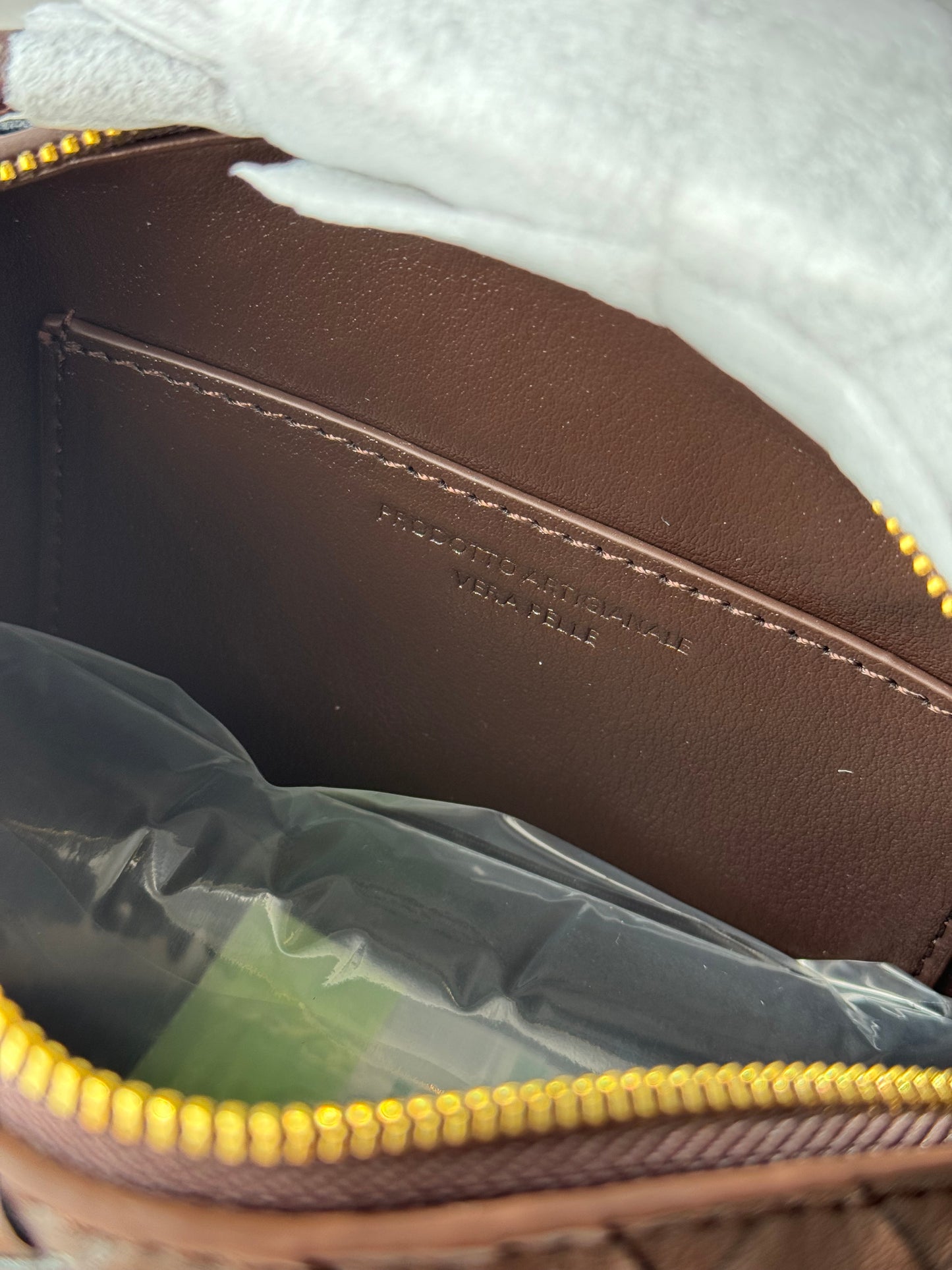 borsa a tracolla intrecciata