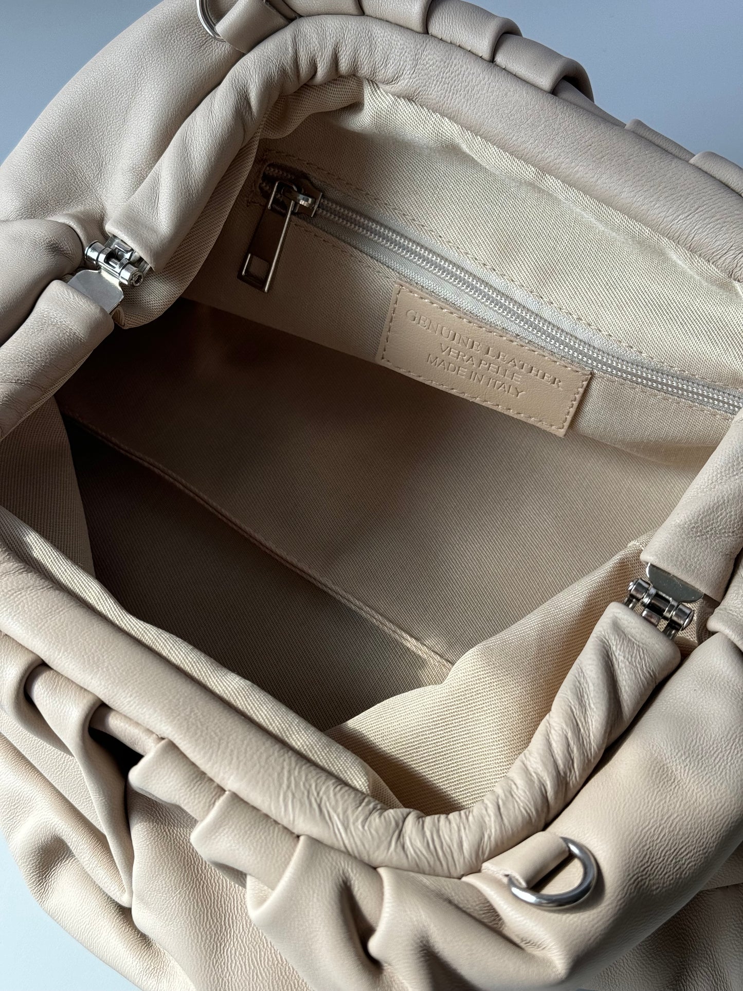 Pouch borsa in pelle