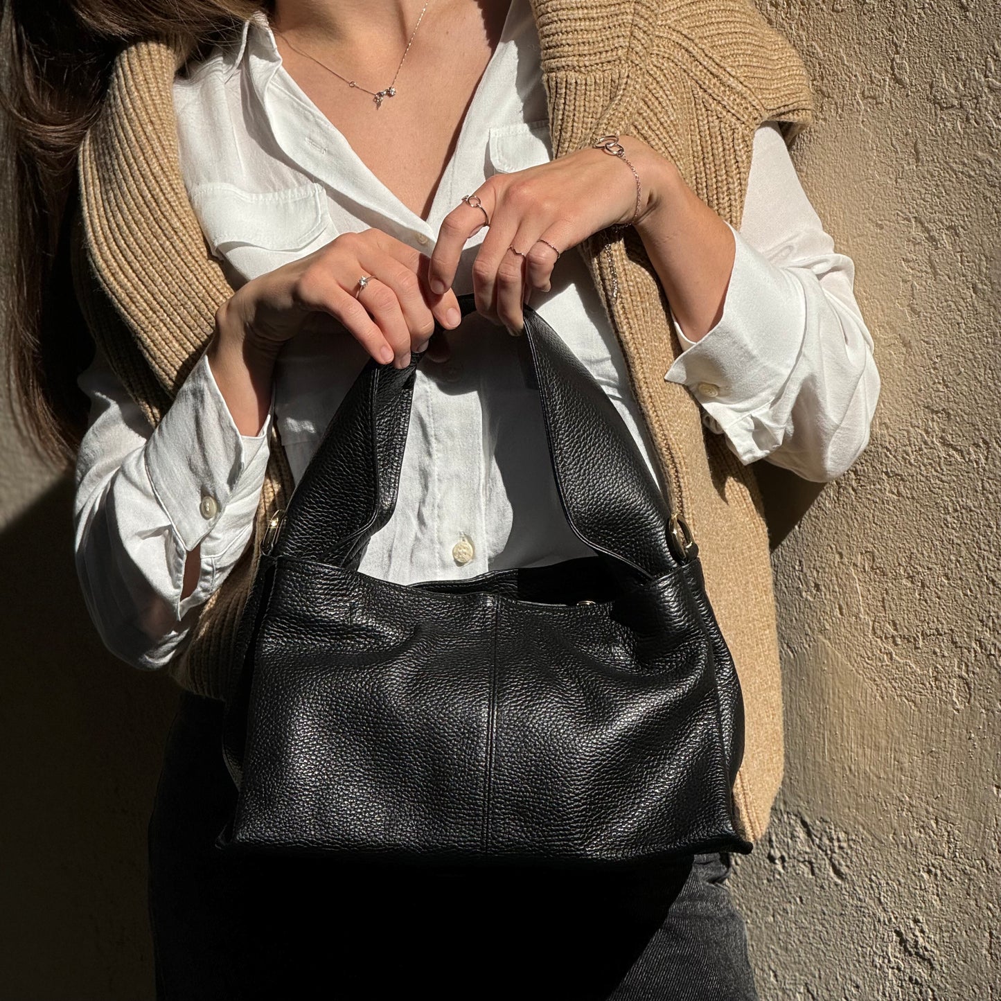 Borsa a spalla con tracolla