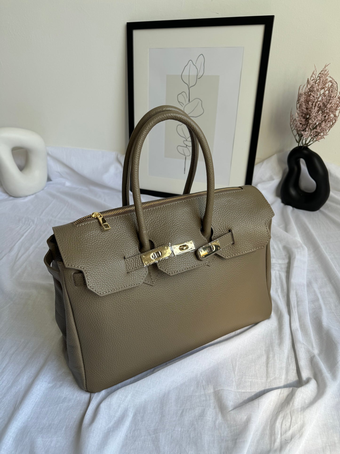 borsa in vera pelle