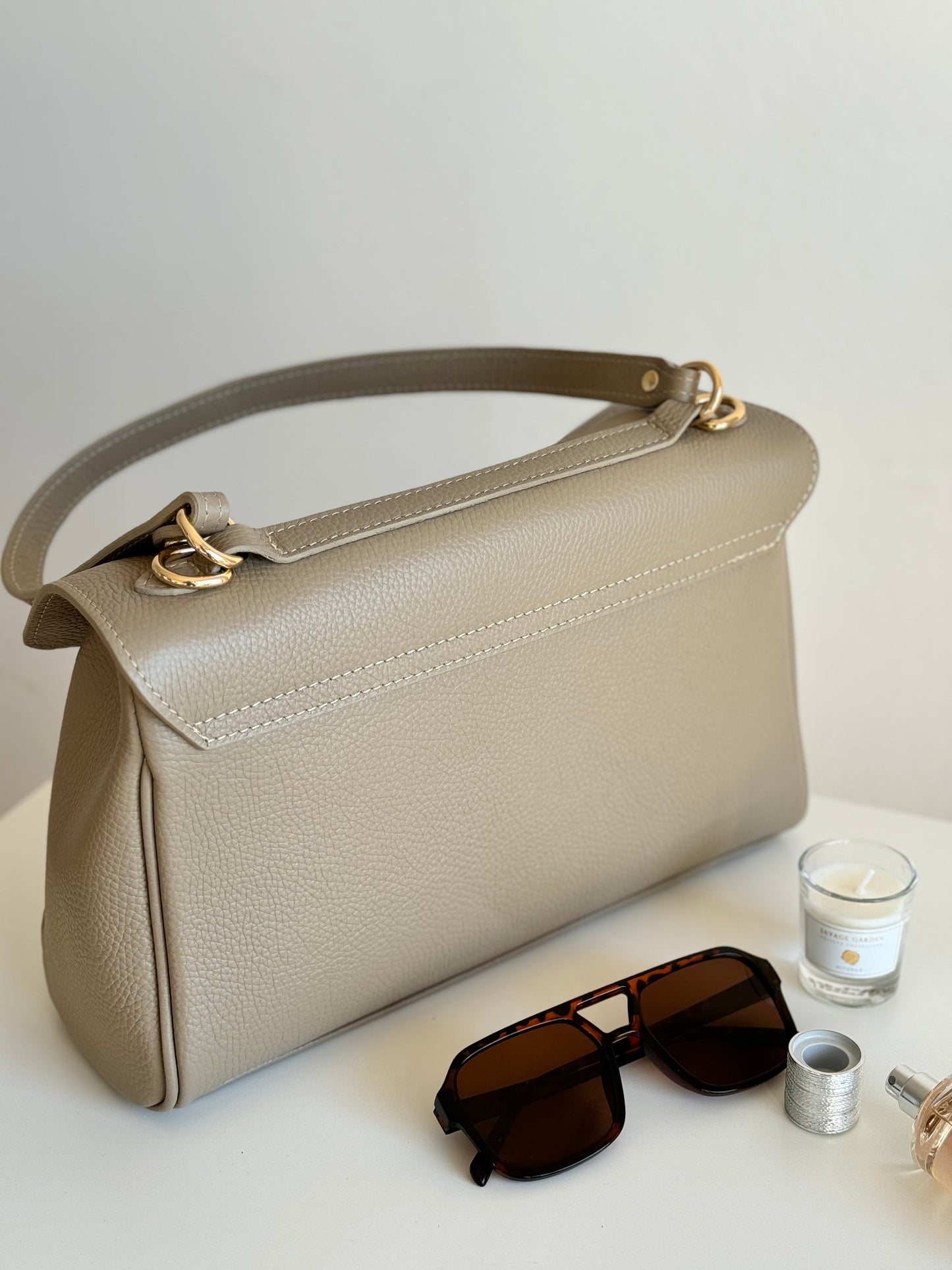 Borsa mini in pelle