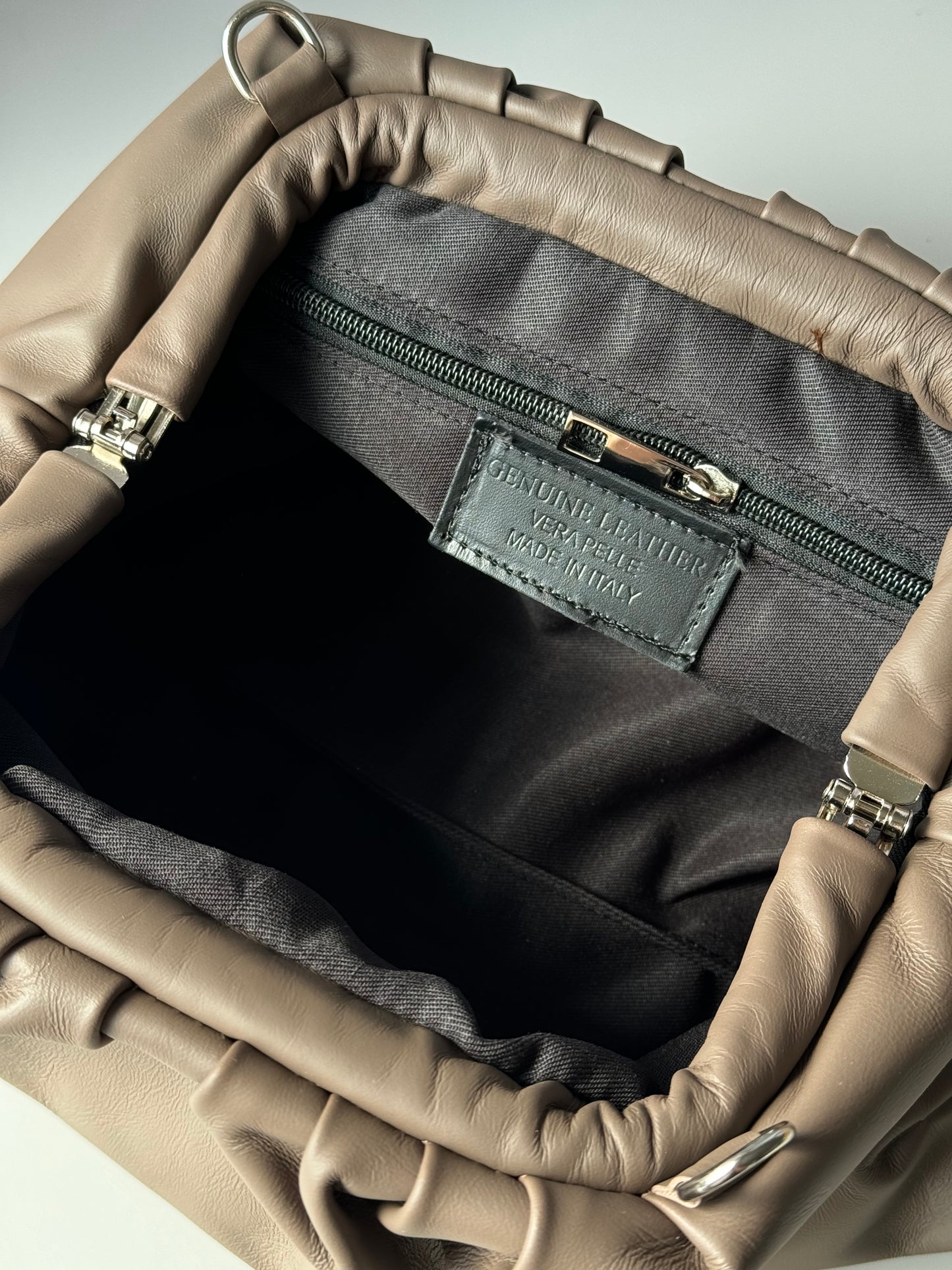 Pouch borsa in pelle