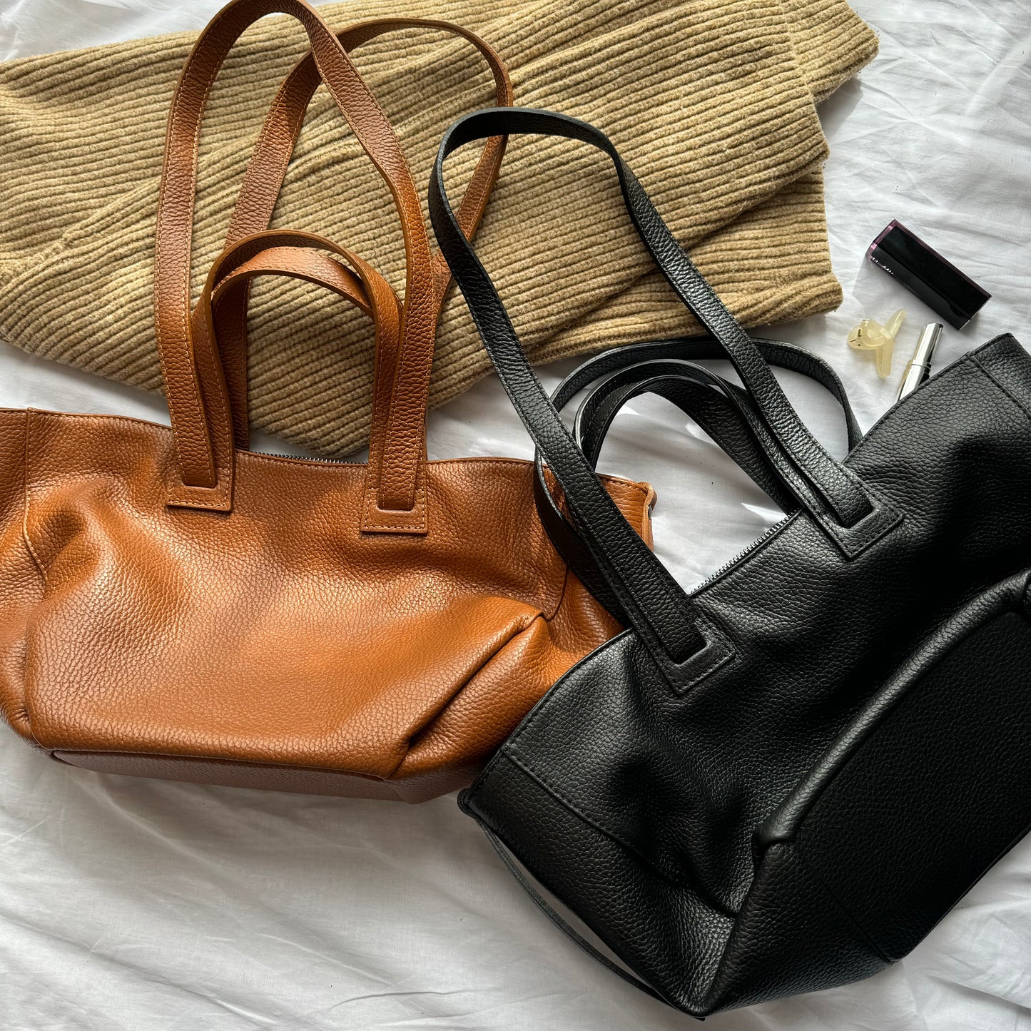 Borsa con doppio manico