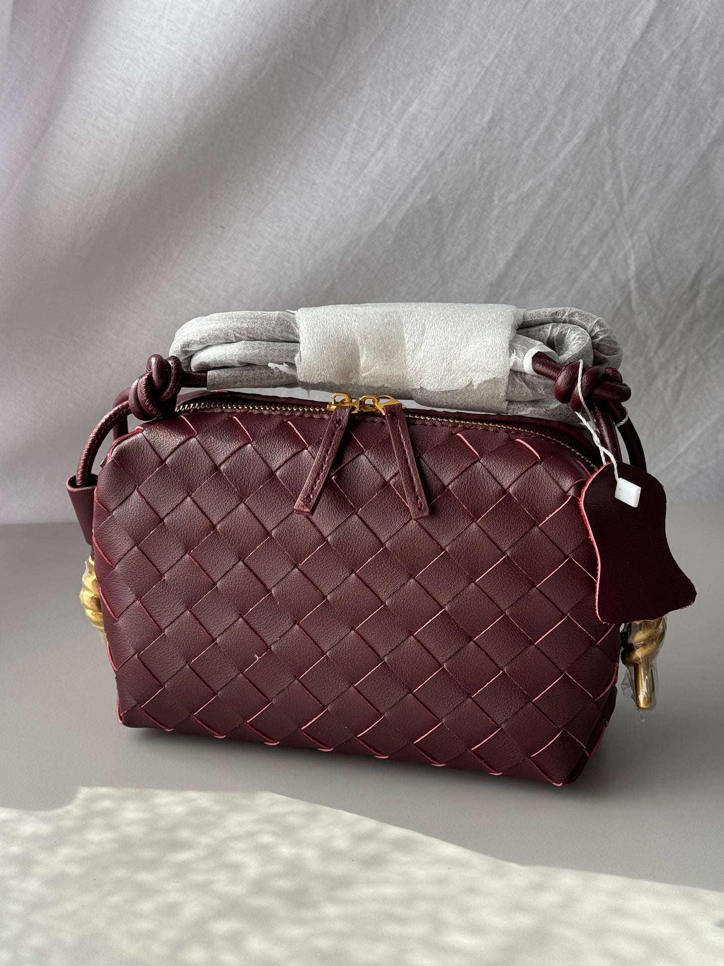 borsa a tracolla intrecciata