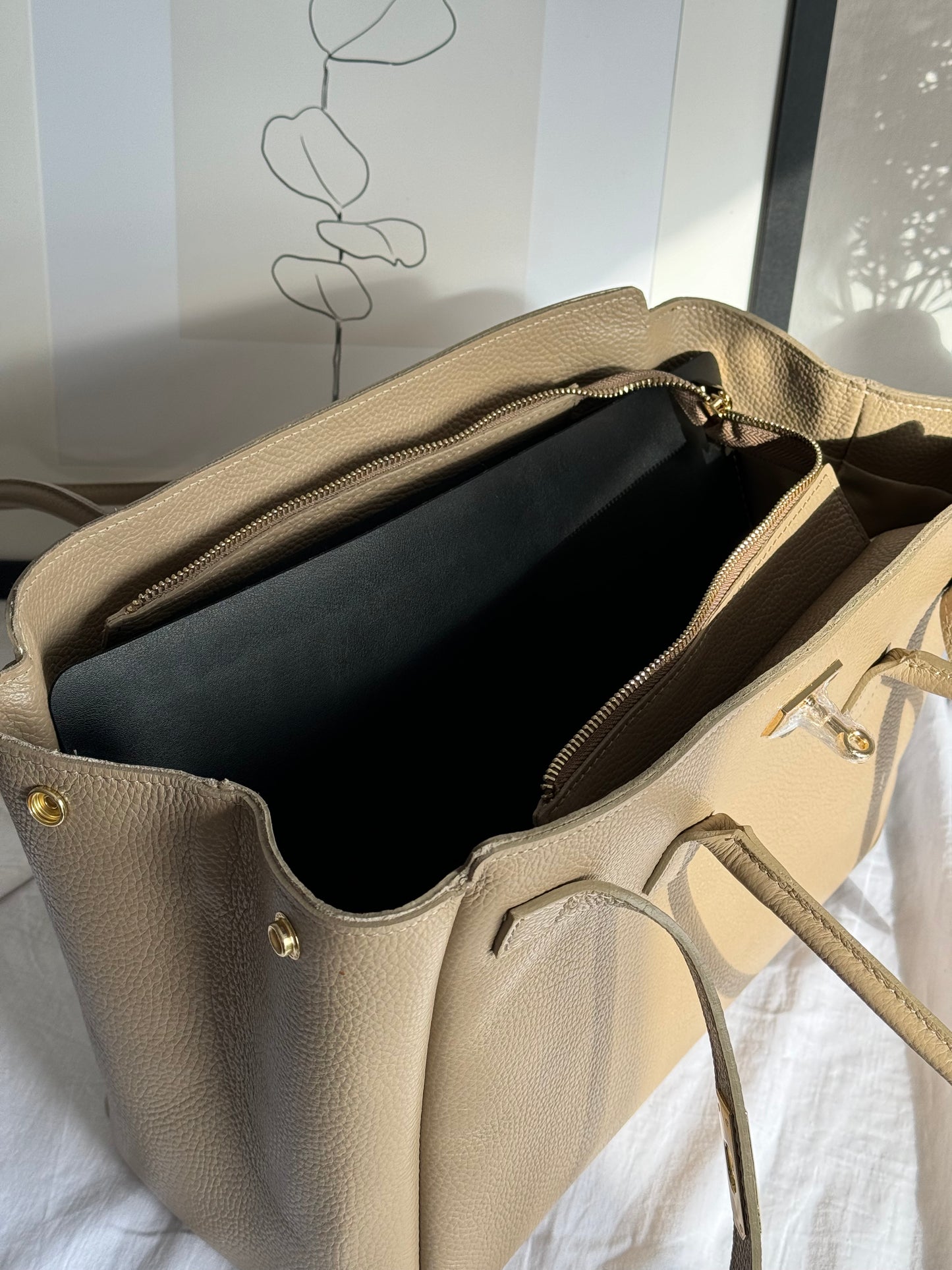 borsa in vera pelle