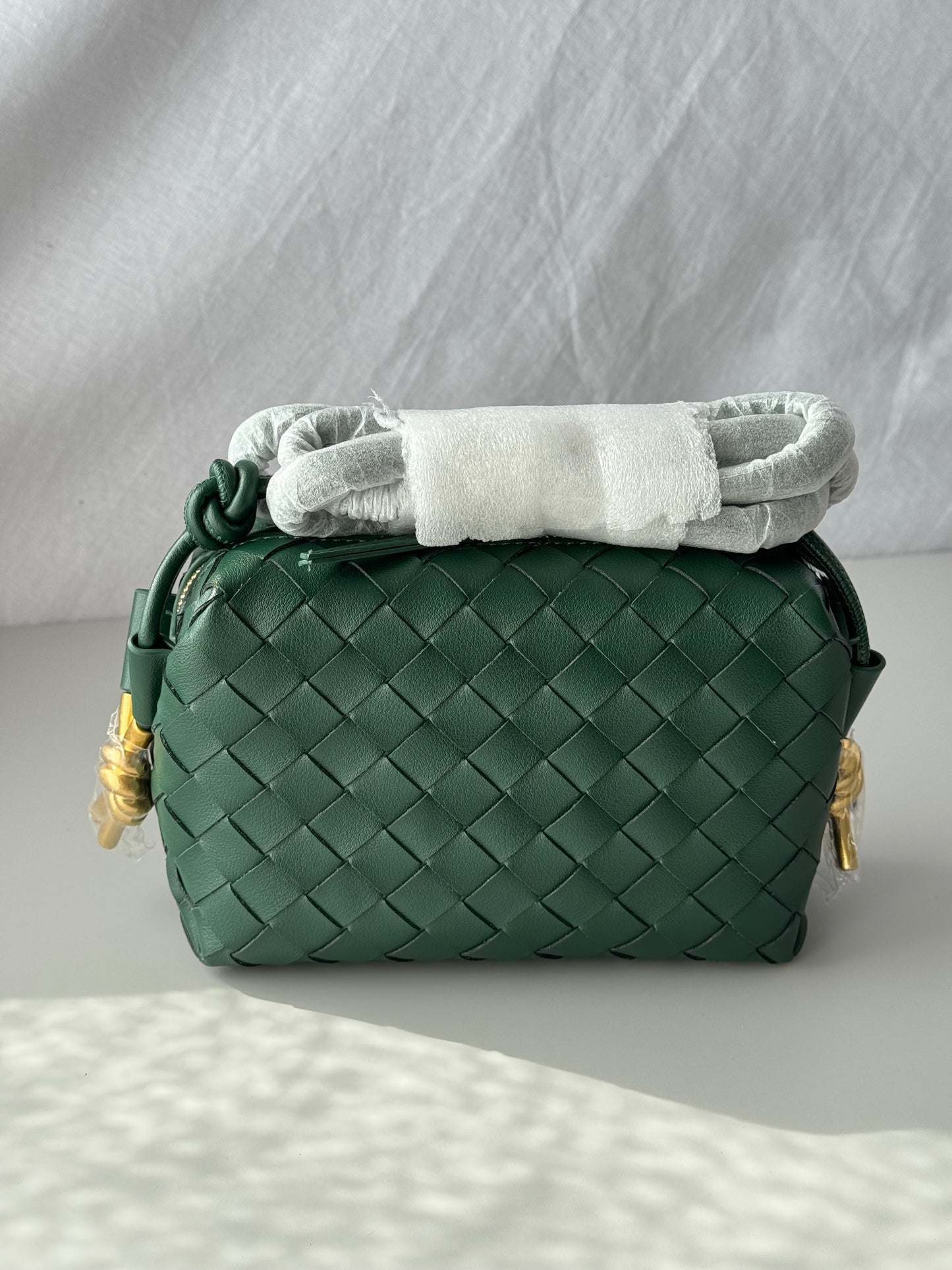 borsa a tracolla intrecciata