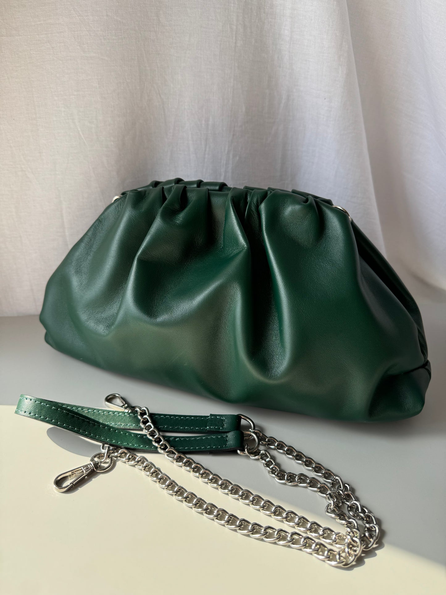 Pouch borsa in pelle