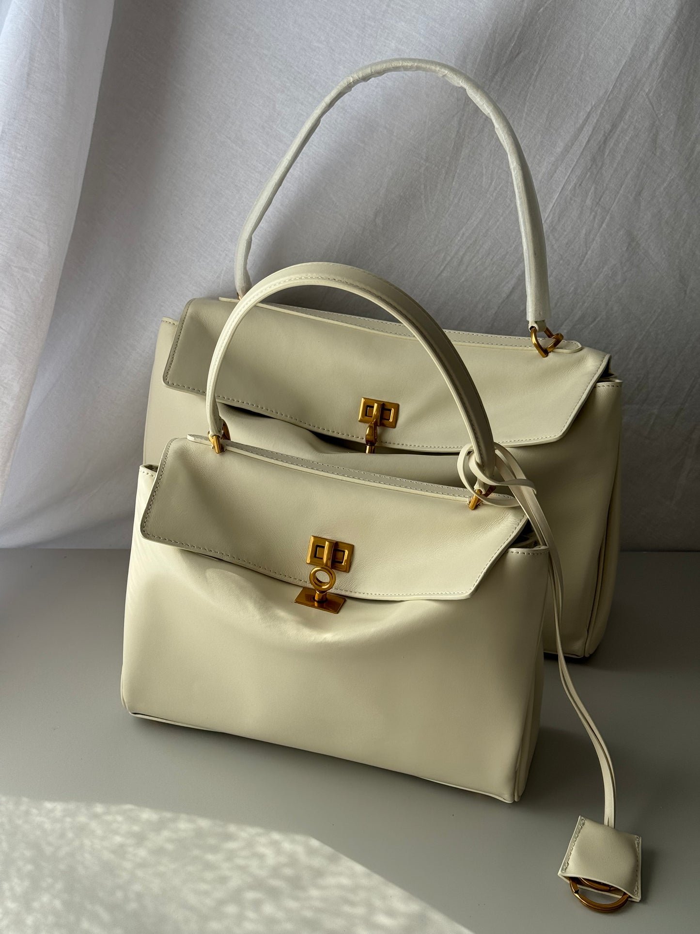 borsa tote in vera pelle