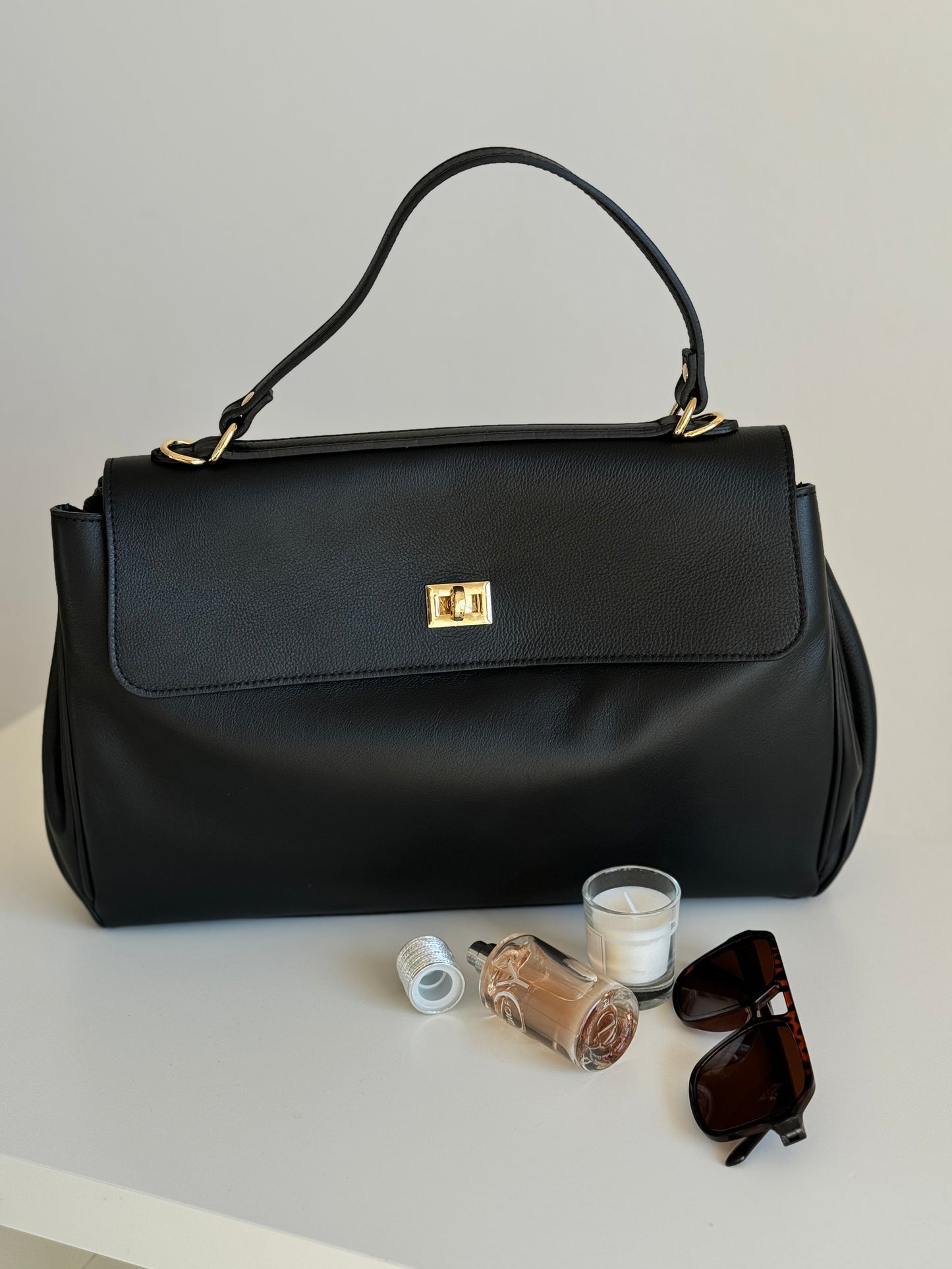 borsa tote in vera pelle