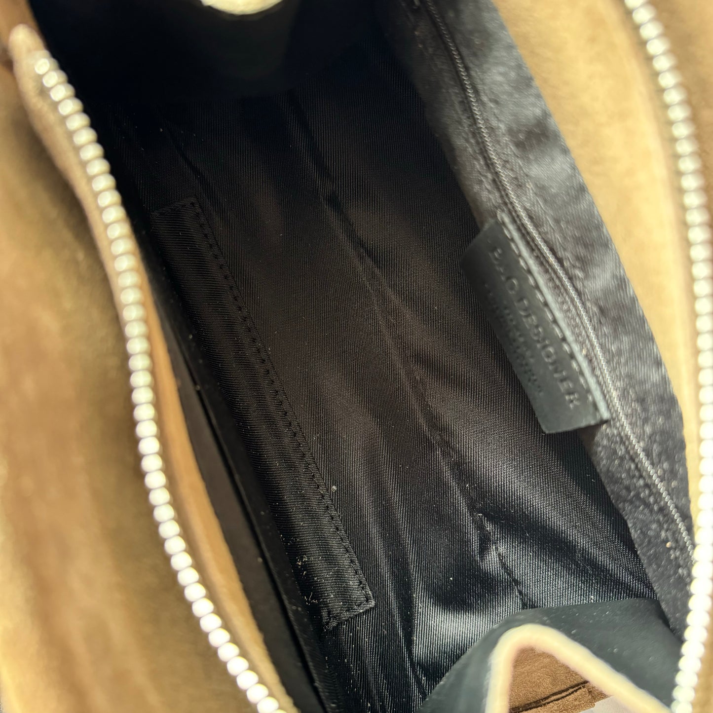 Borsa tote mini in pelle scamosciata