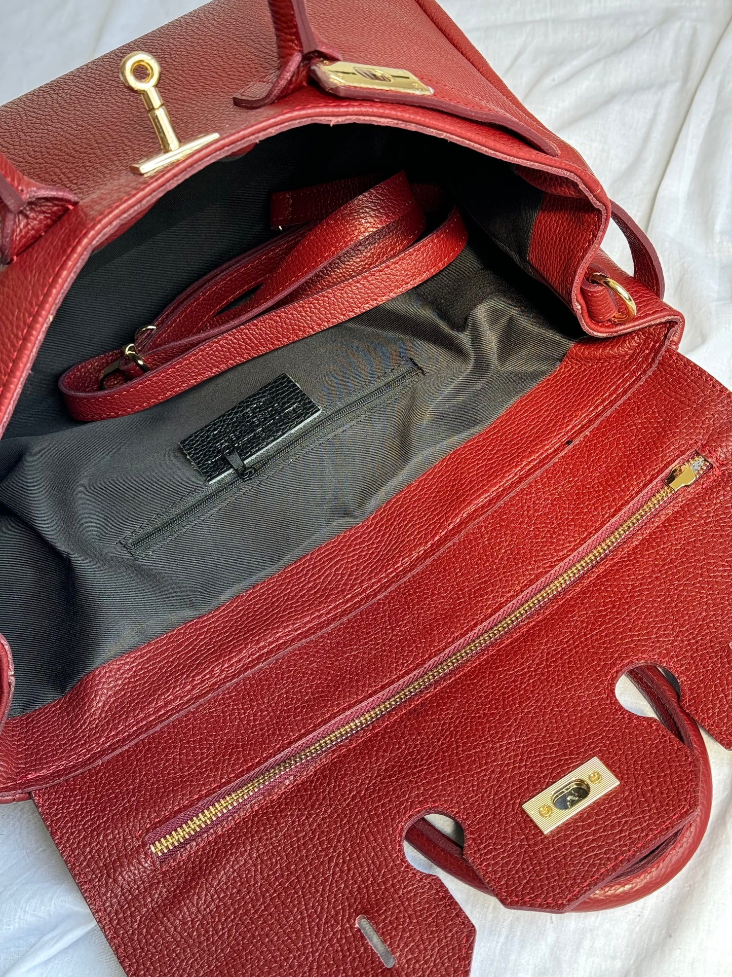 borsa in vera pelle