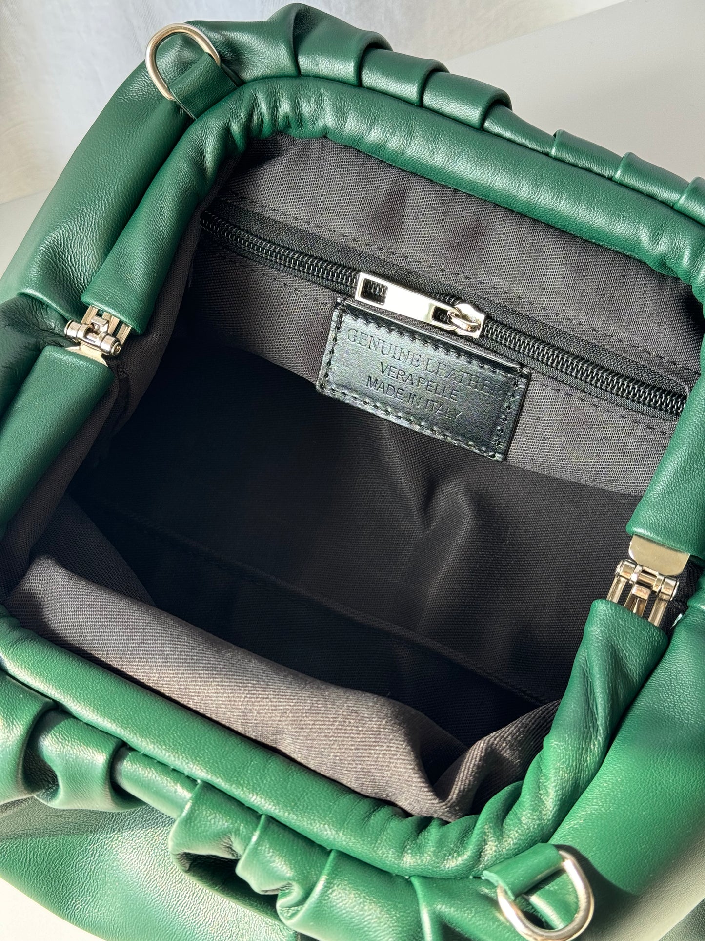 Pouch borsa in pelle