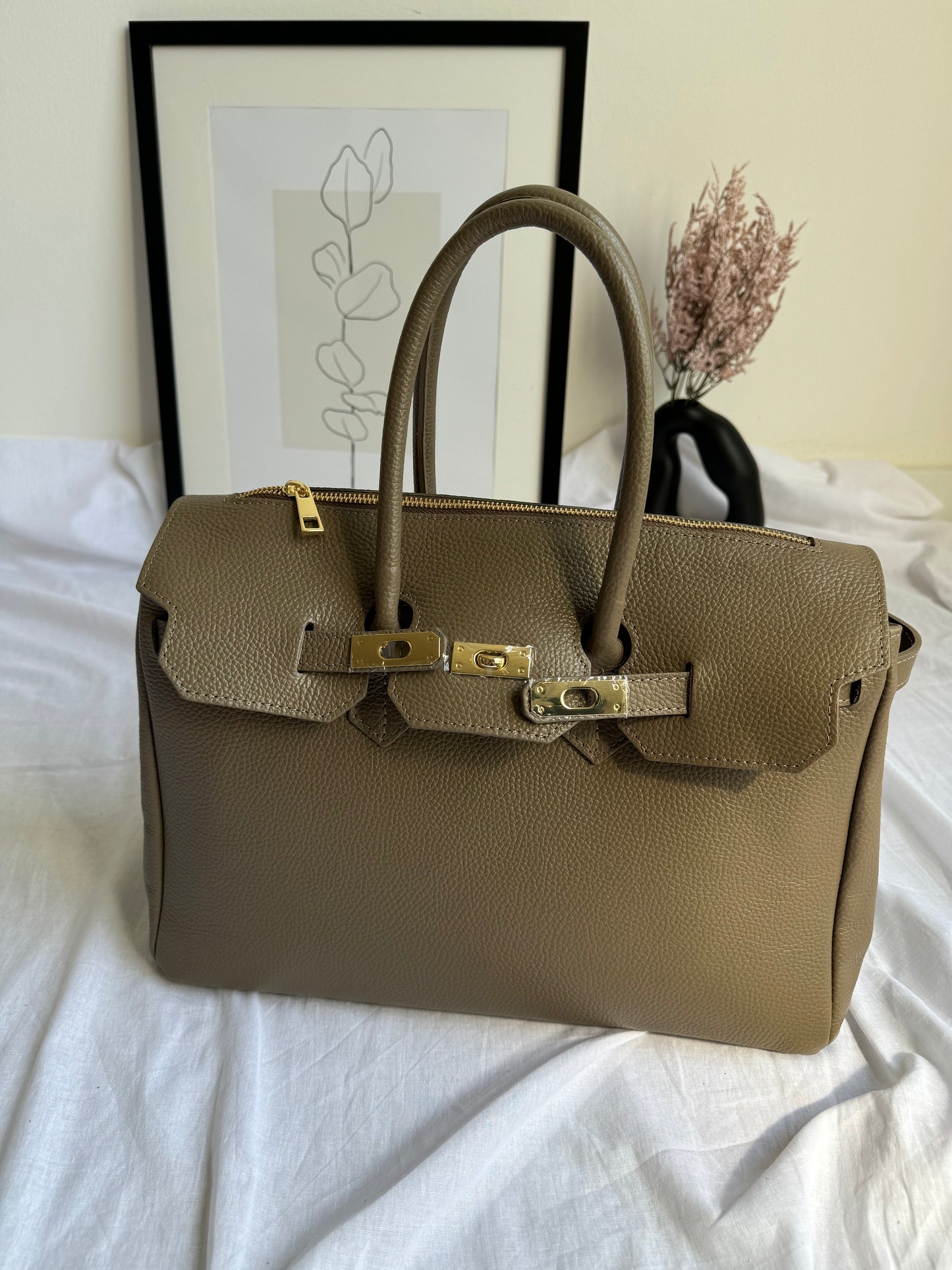 borsa in vera pelle