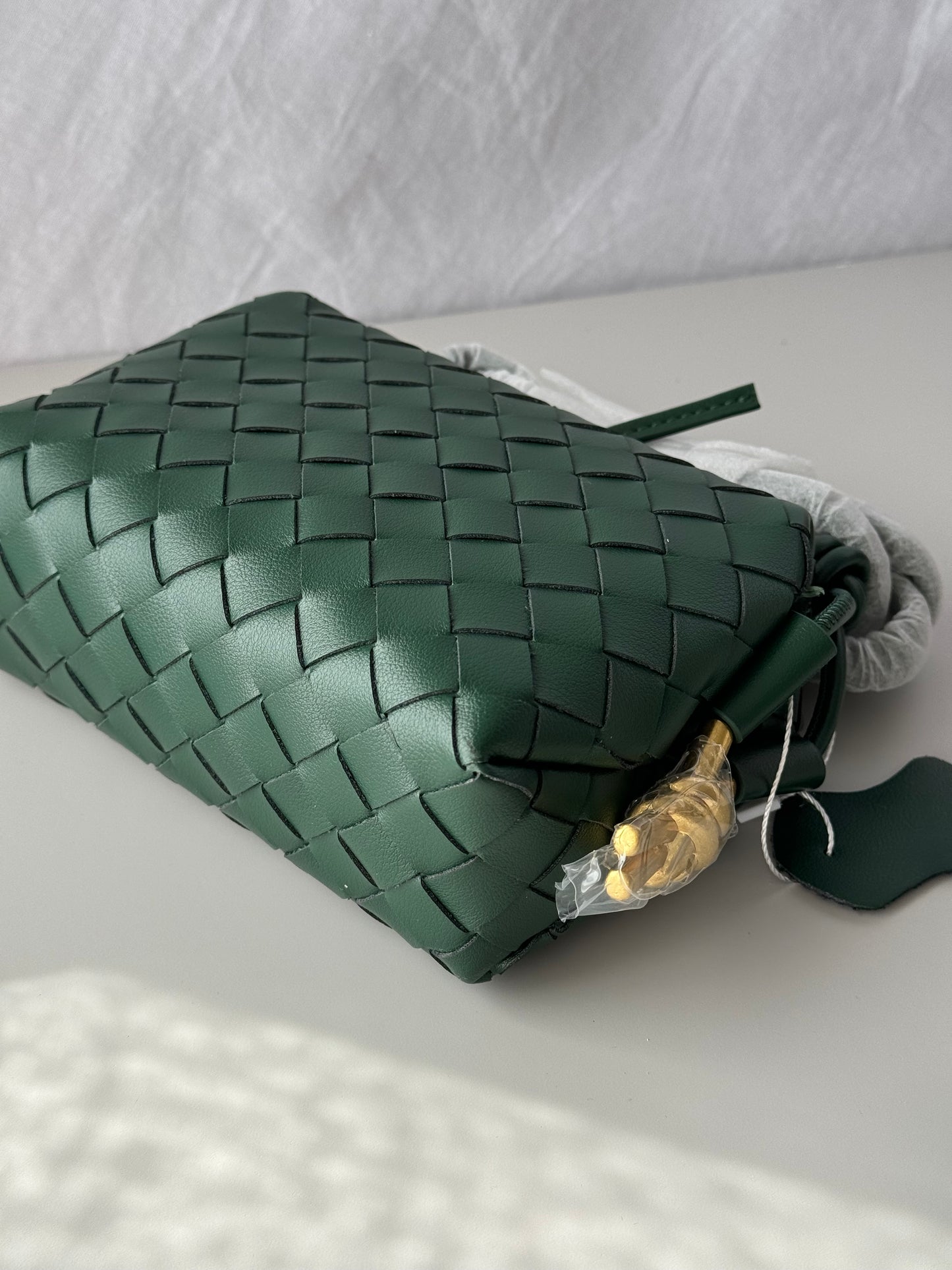 borsa a tracolla intrecciata