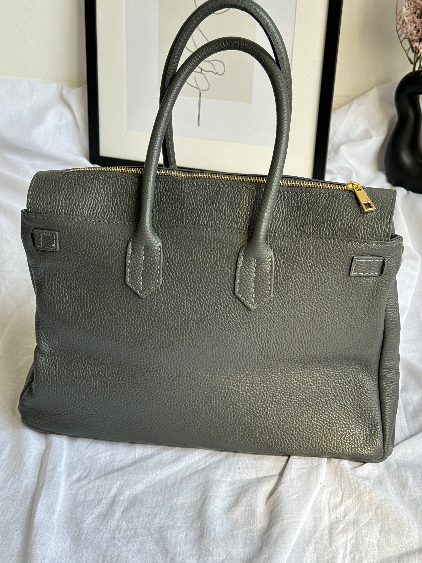 borsa in vera pelle