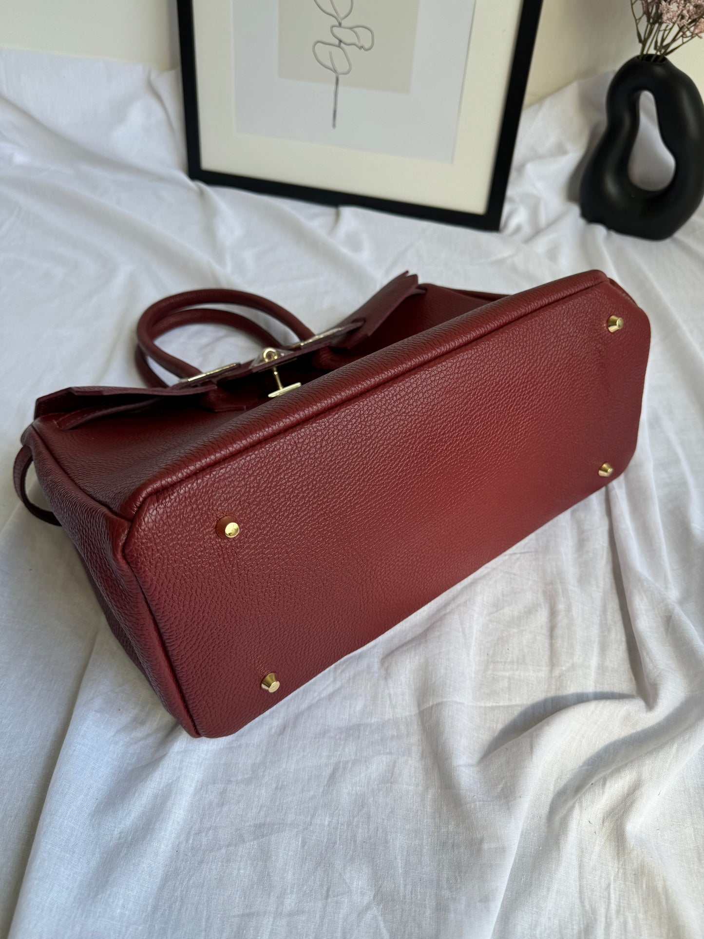borsa in vera pelle