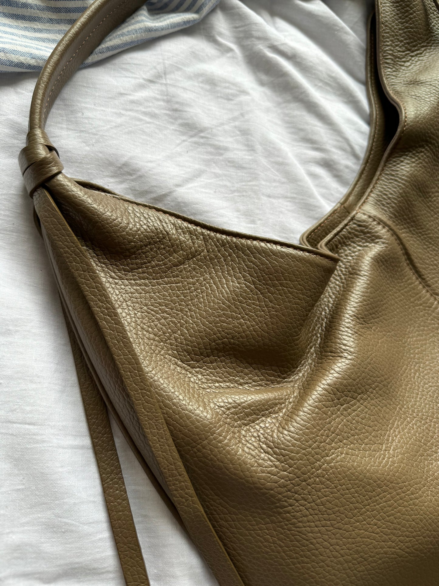 Borsa hobo in pelle