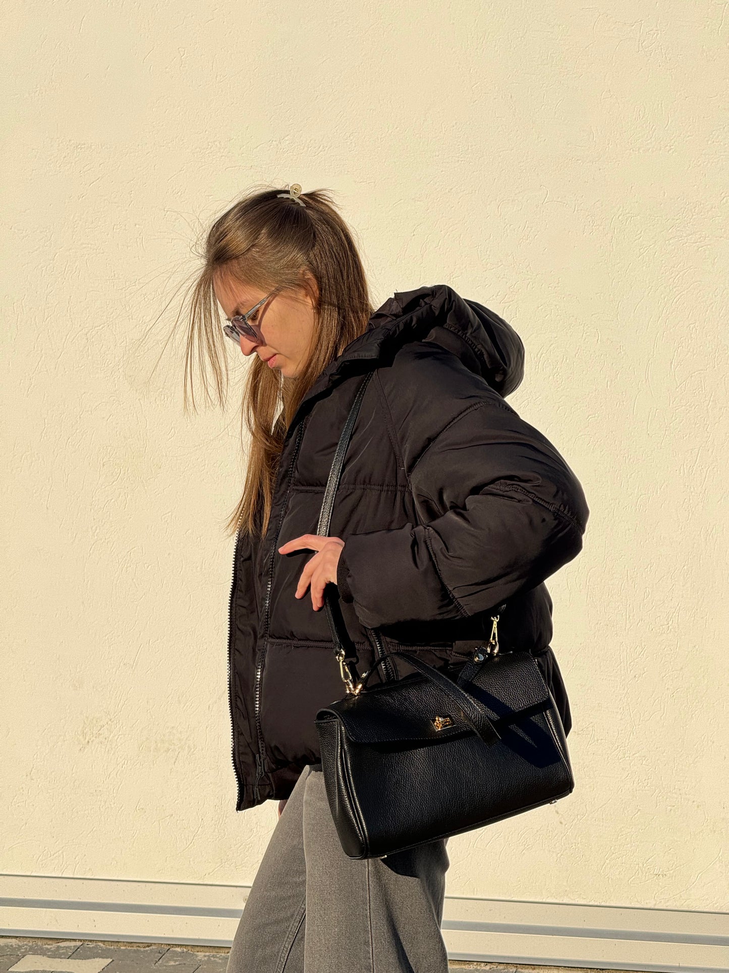 Borsa mini in pelle
