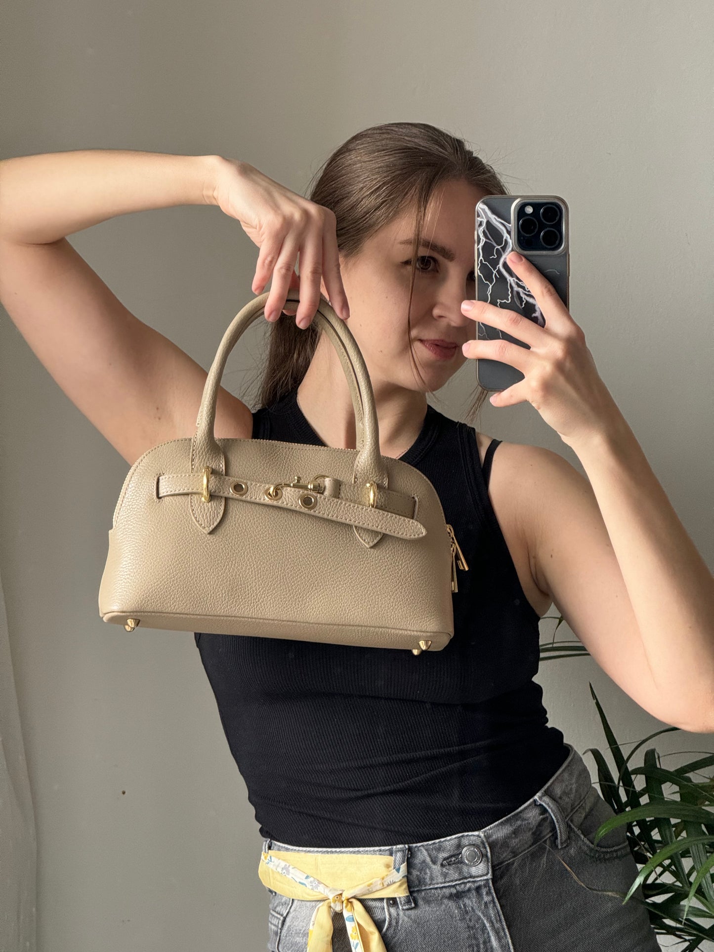 borsa a mano con tracolla