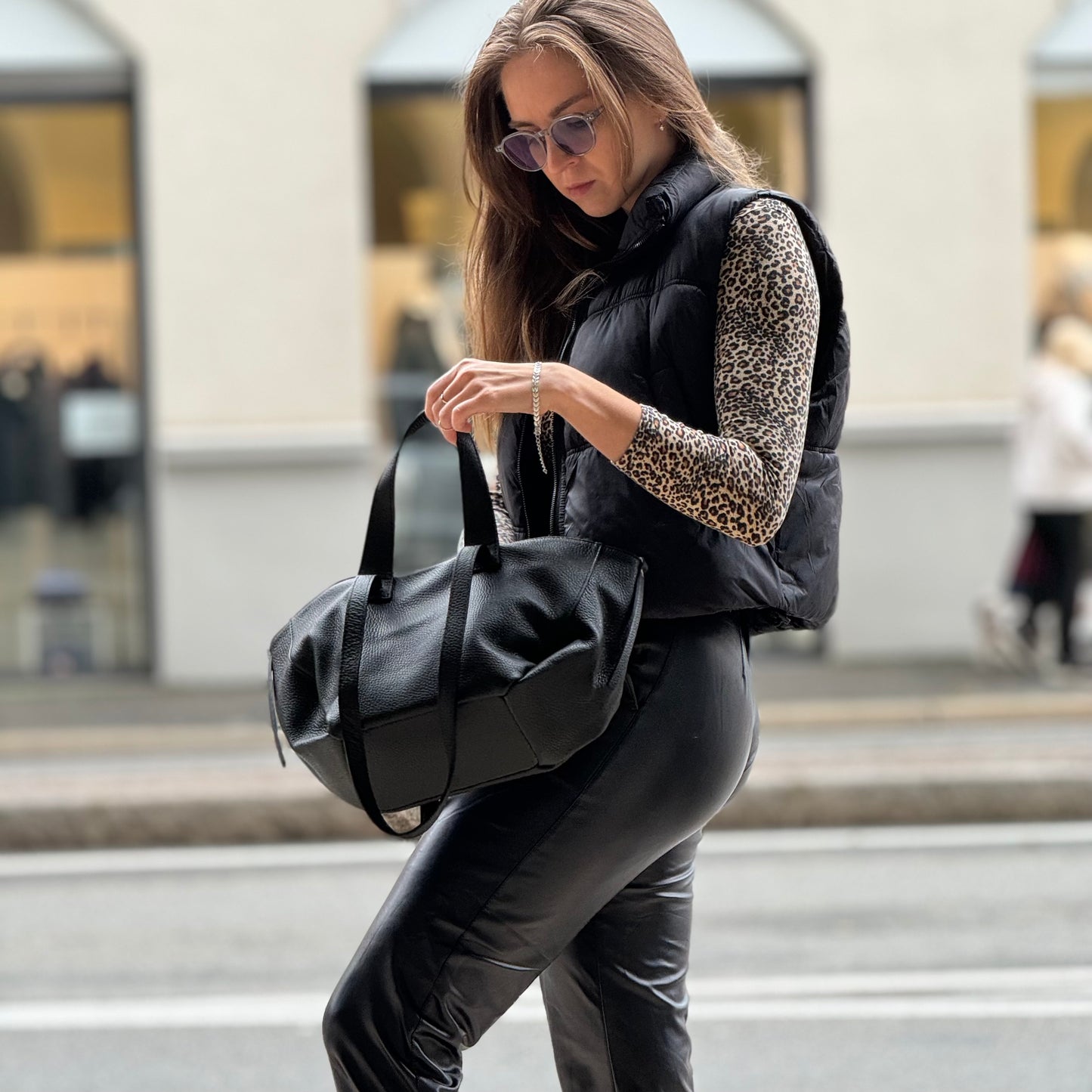 Borsa con doppio manico