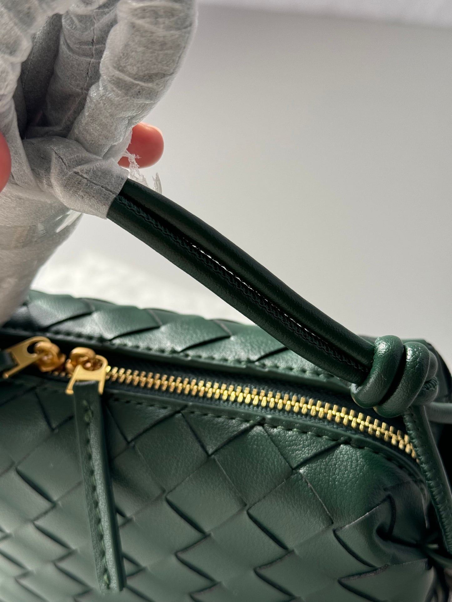borsa a tracolla intrecciata