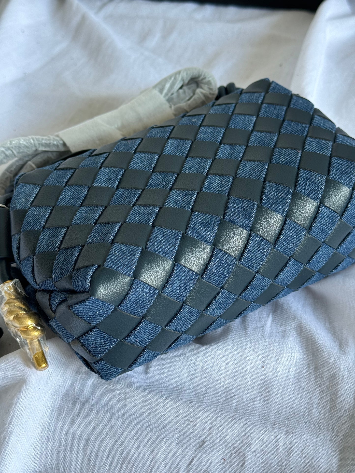 borsa a tracolla intrecciata