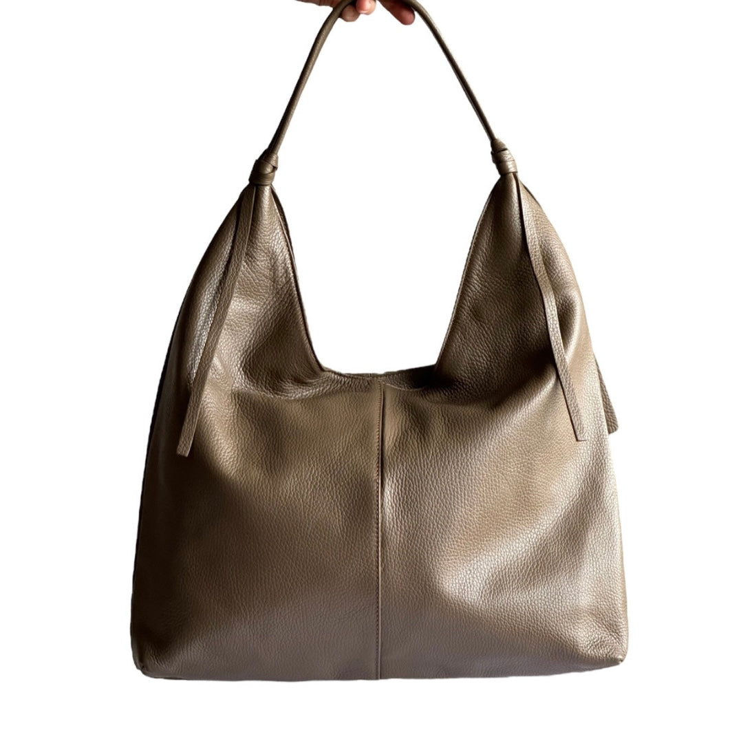 Borsa hobo in pelle