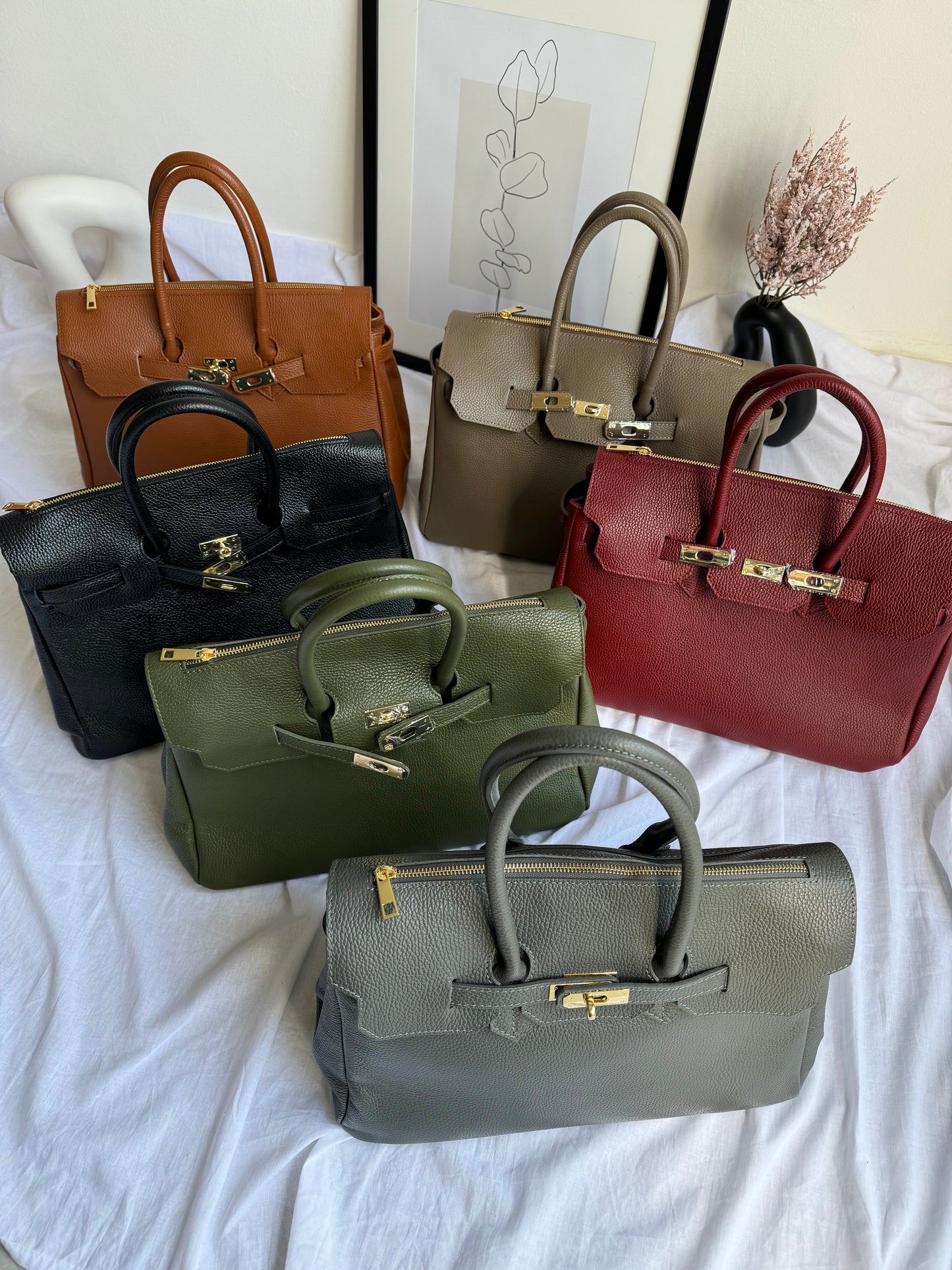 borsa in vera pelle