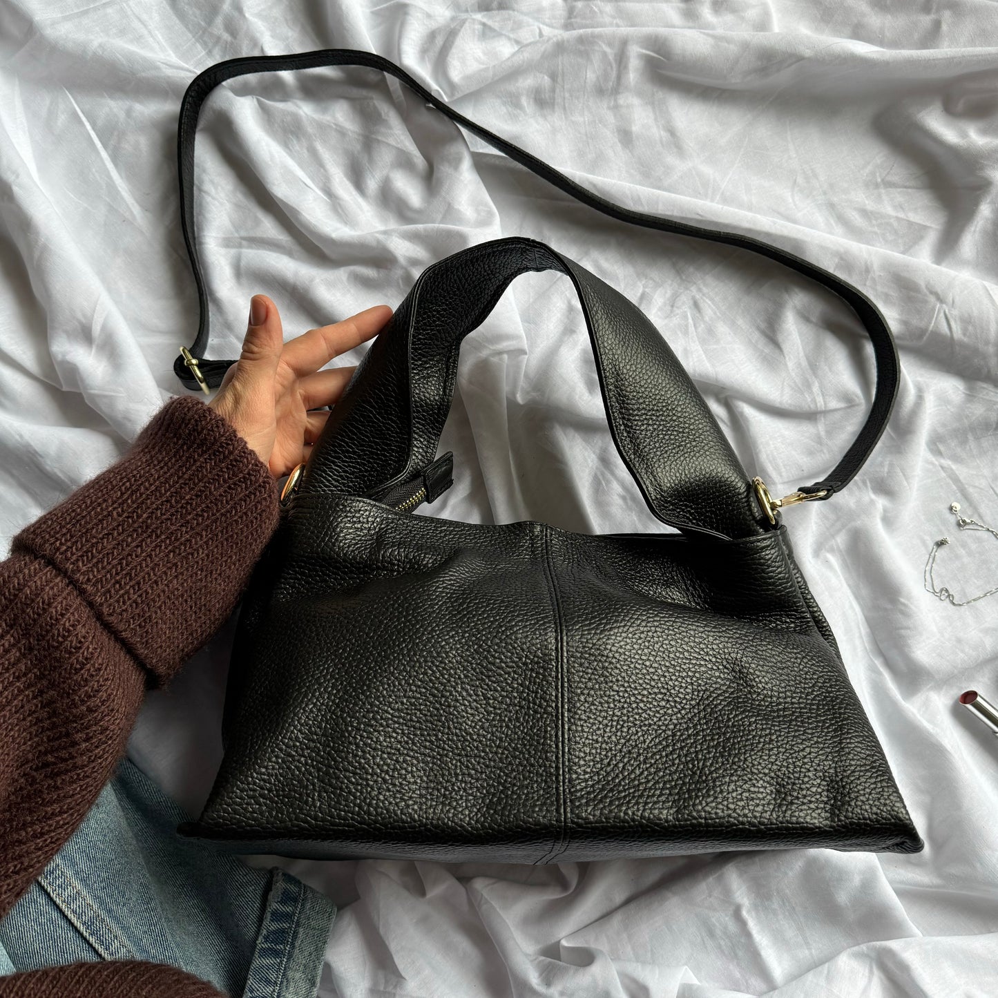 Borsa a spalla con tracolla