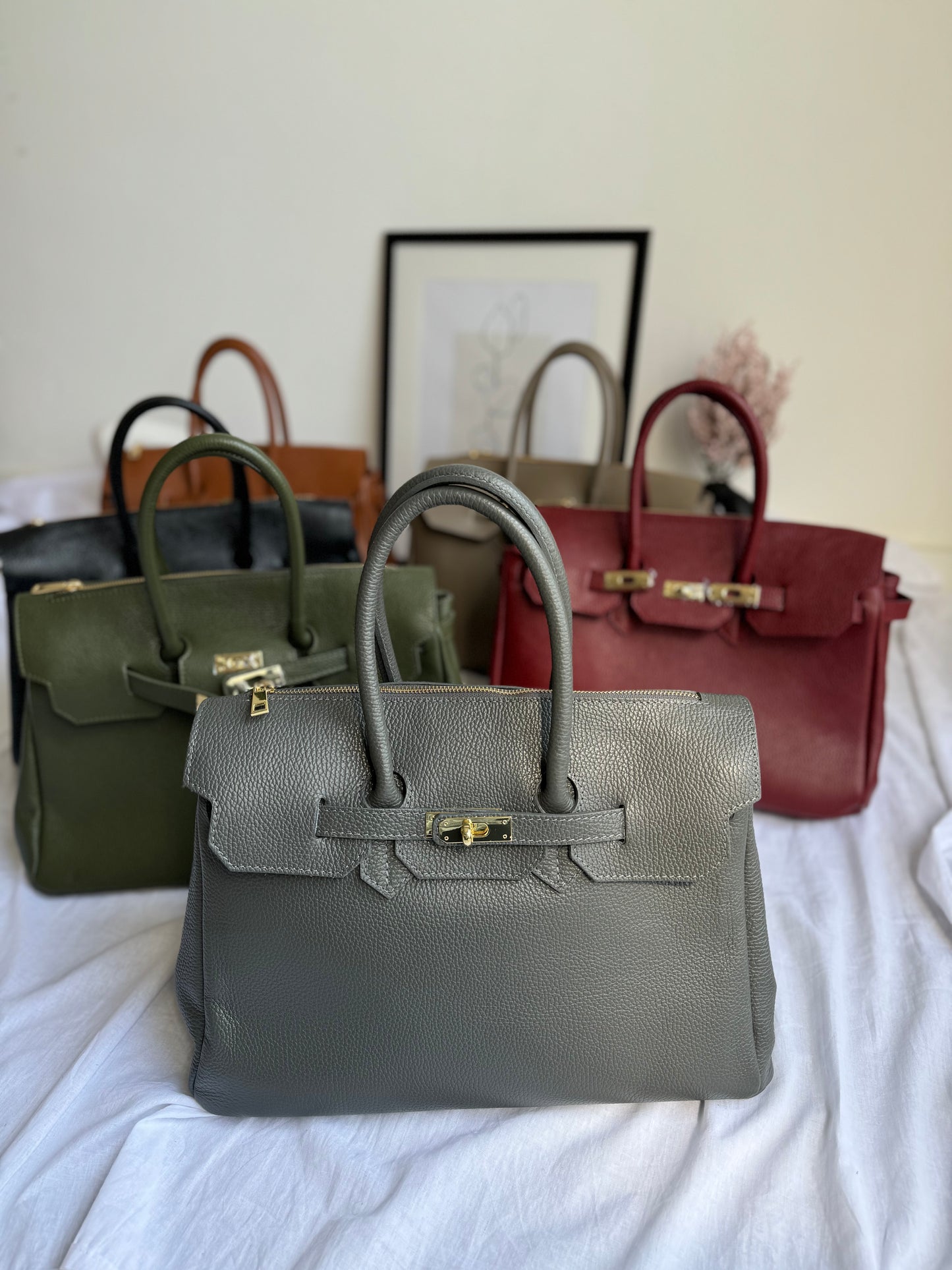 borsa in vera pelle