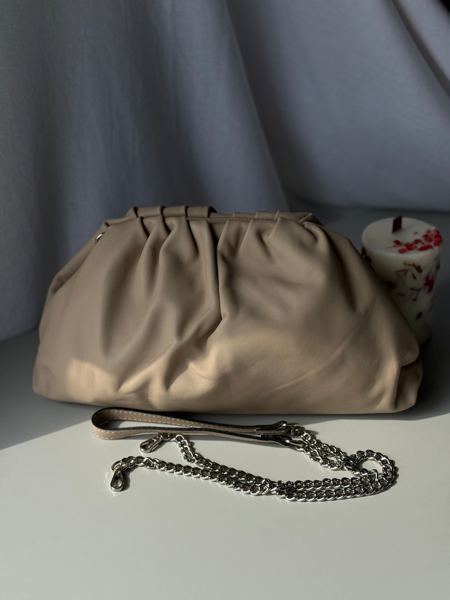 Pouch borsa in pelle