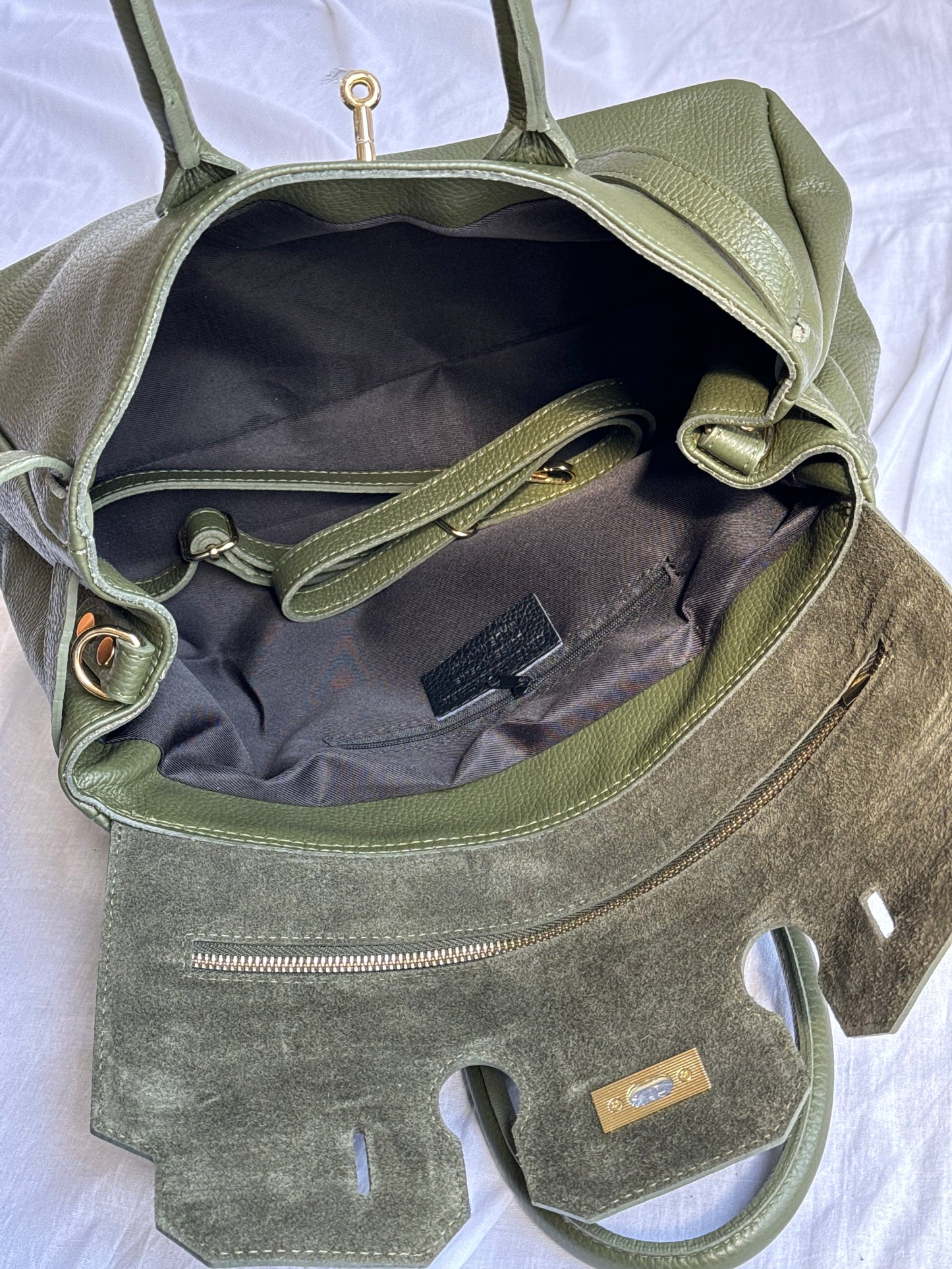 borsa in vera pelle
