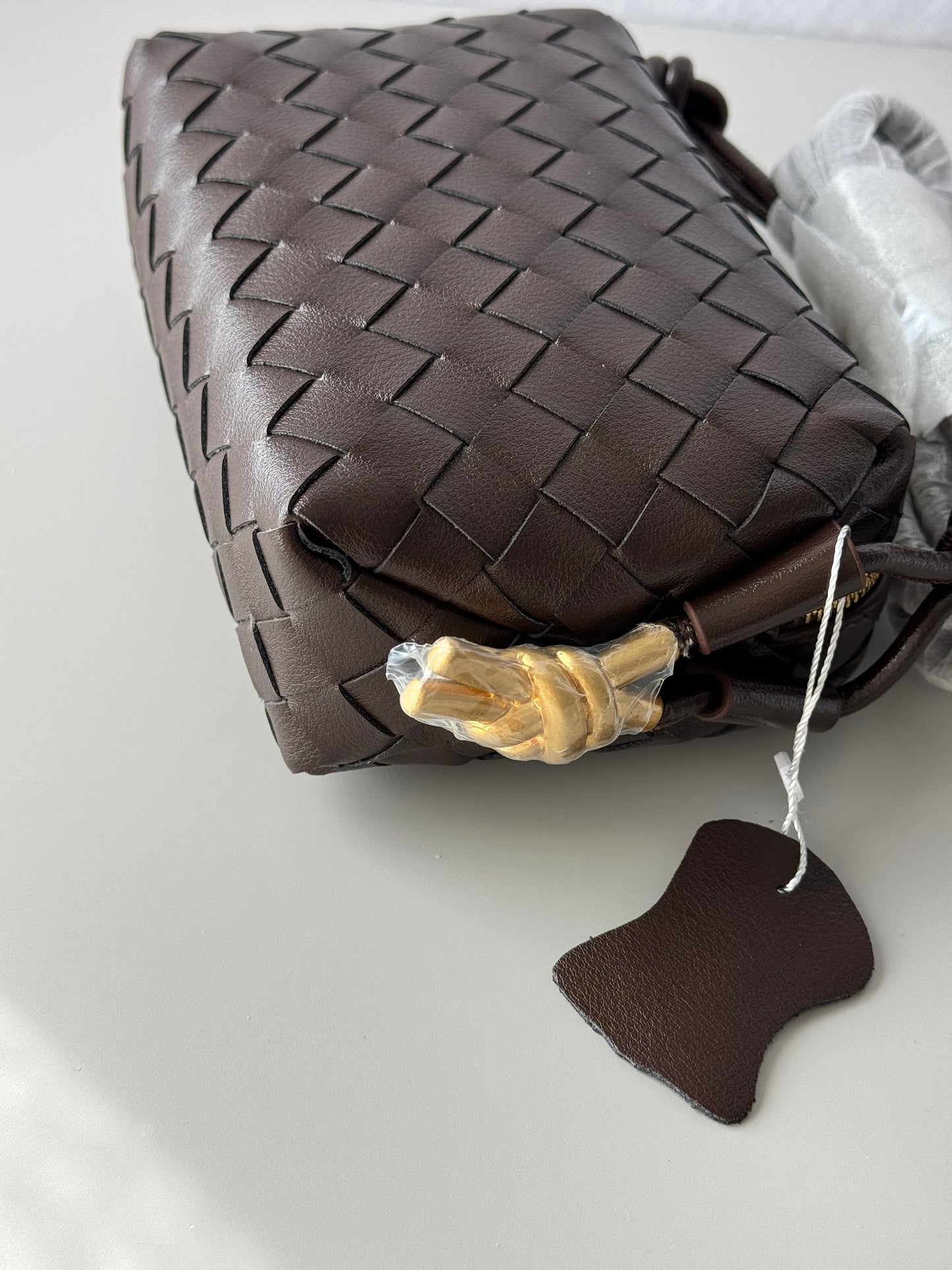 borsa a tracolla intrecciata