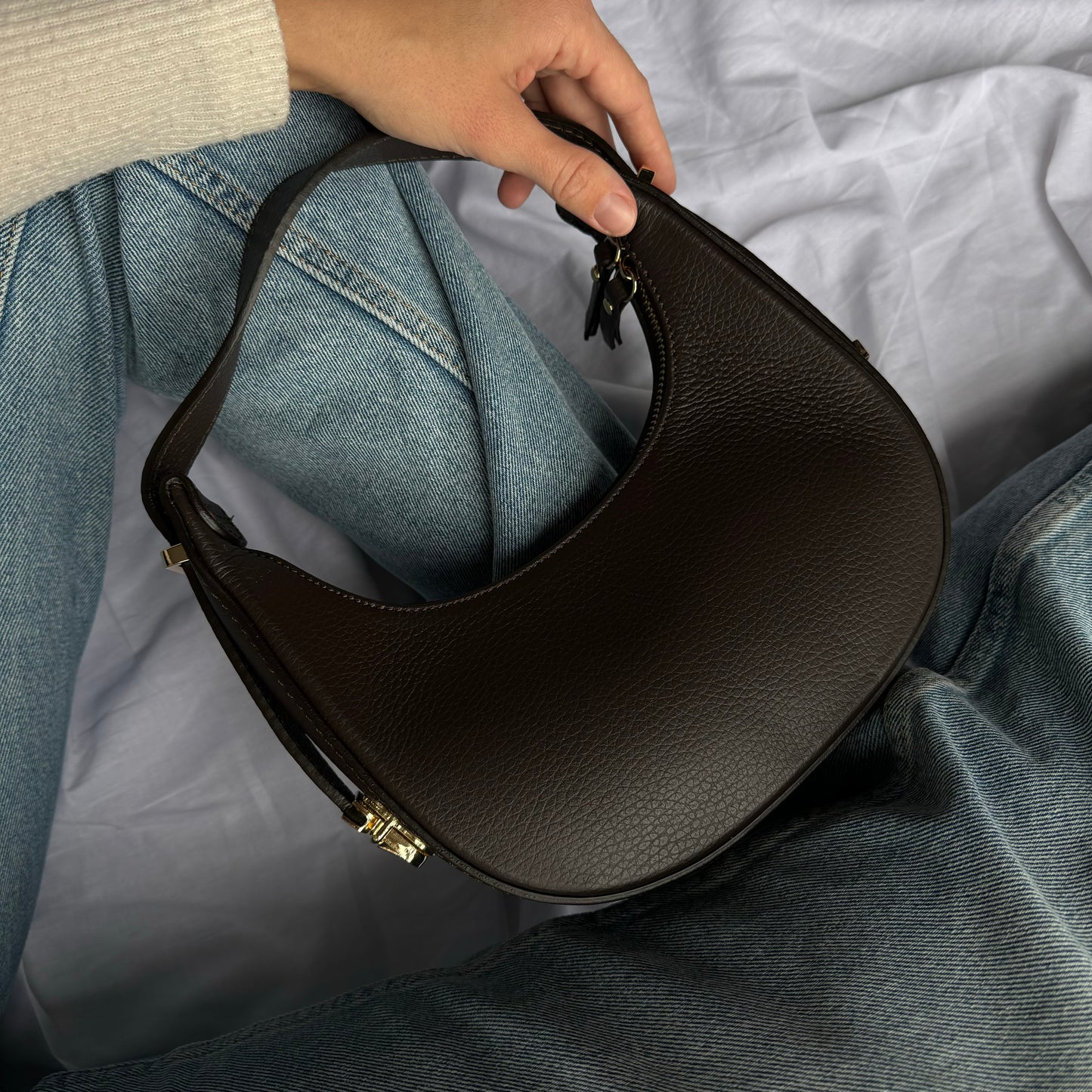 Borsa con manico regolabile