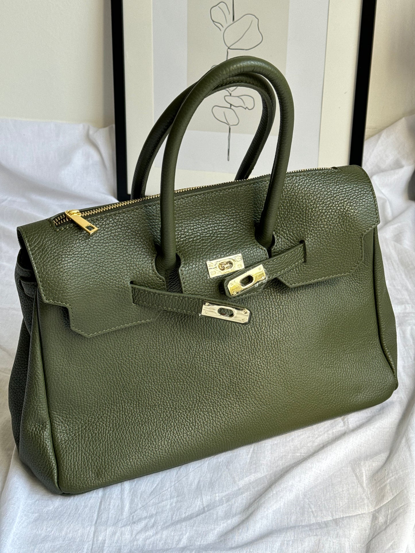 borsa in vera pelle