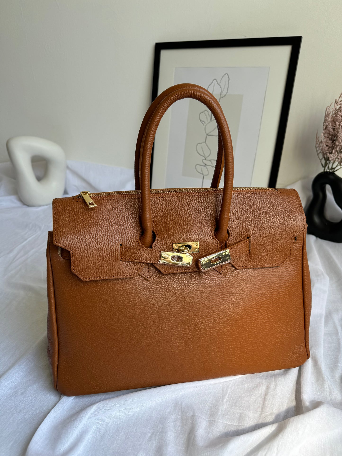 borsa in vera pelle