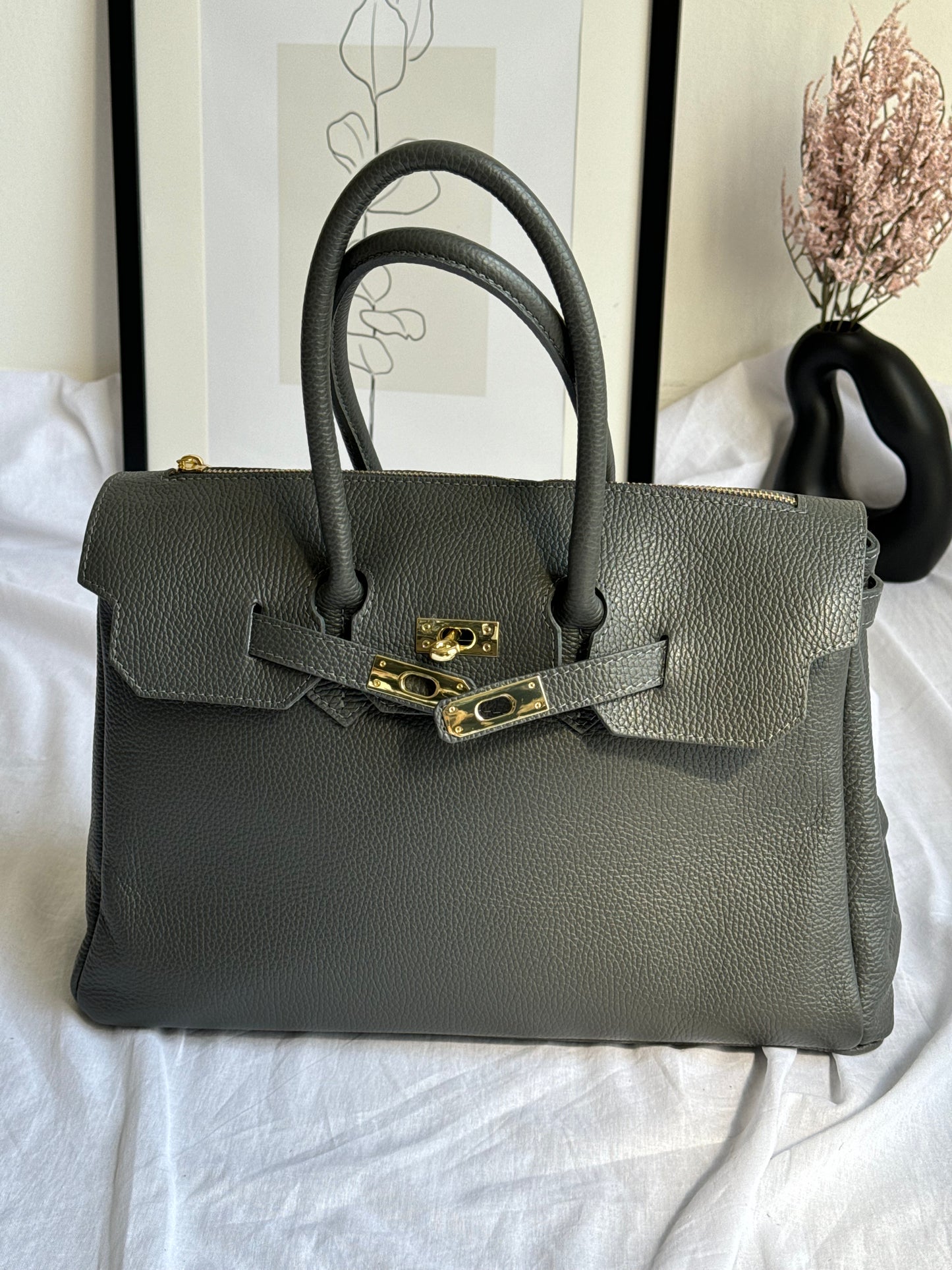 borsa in vera pelle