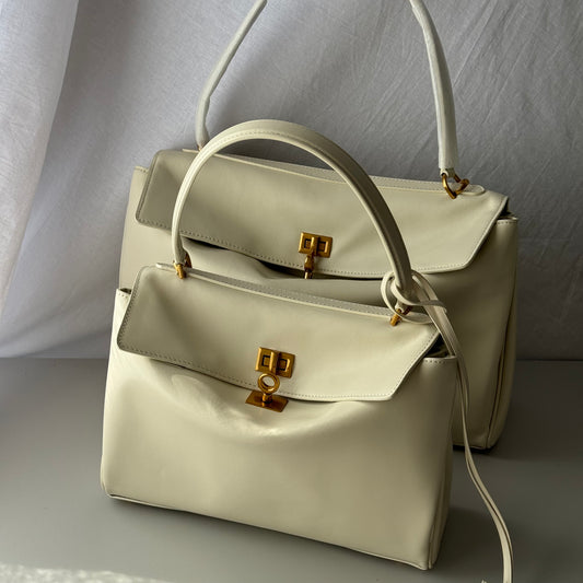 borsa tote in vera pelle