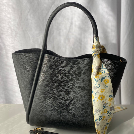 Borsa con tracolla e pochette